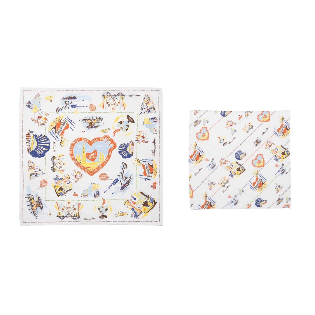 2025SS HUMAN MADE BIG BANDANA 小 / 大 愛心 方巾 手帕 現貨