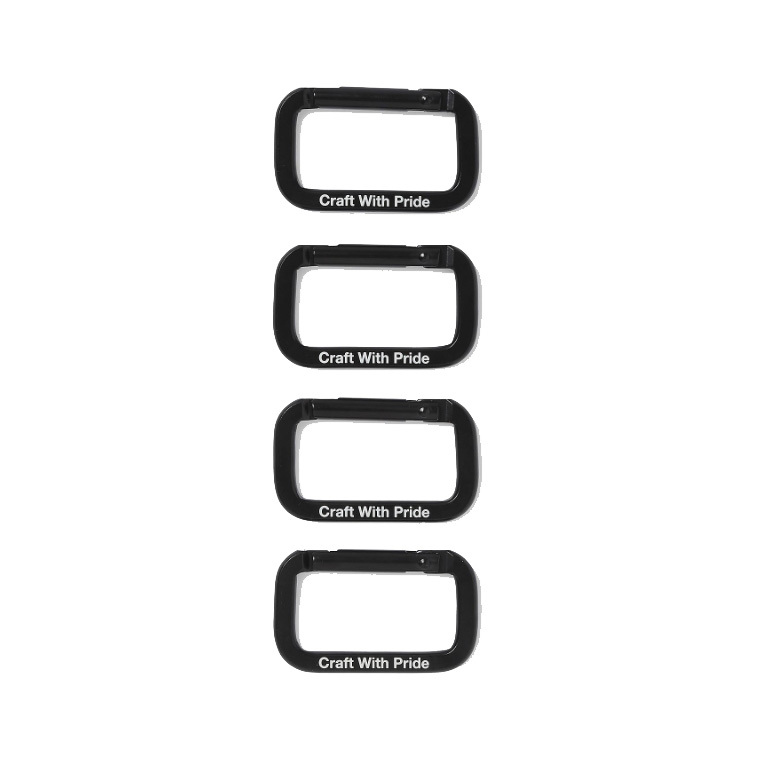 NEIGHBORHOOD CARABINER SET Black 黑色吊扣 一組四個 251OTNH-AC04