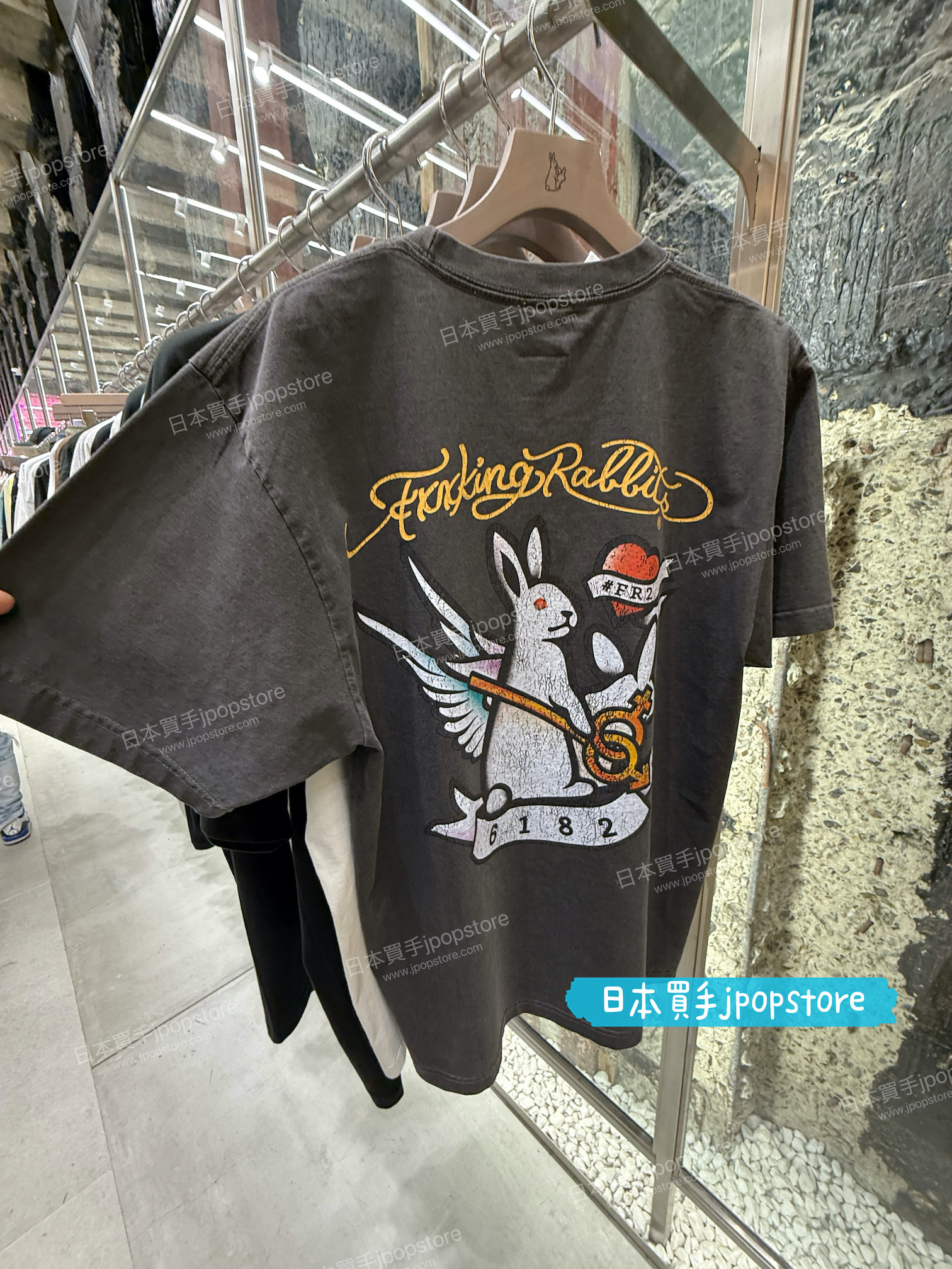 Tシャツ・カットソー [FR2] Rabbits Tattoo Garment Dye T-shirt New🐇🐇🪻 Rabbits Tattoo Garment Dye T-shirt Price. 11,000