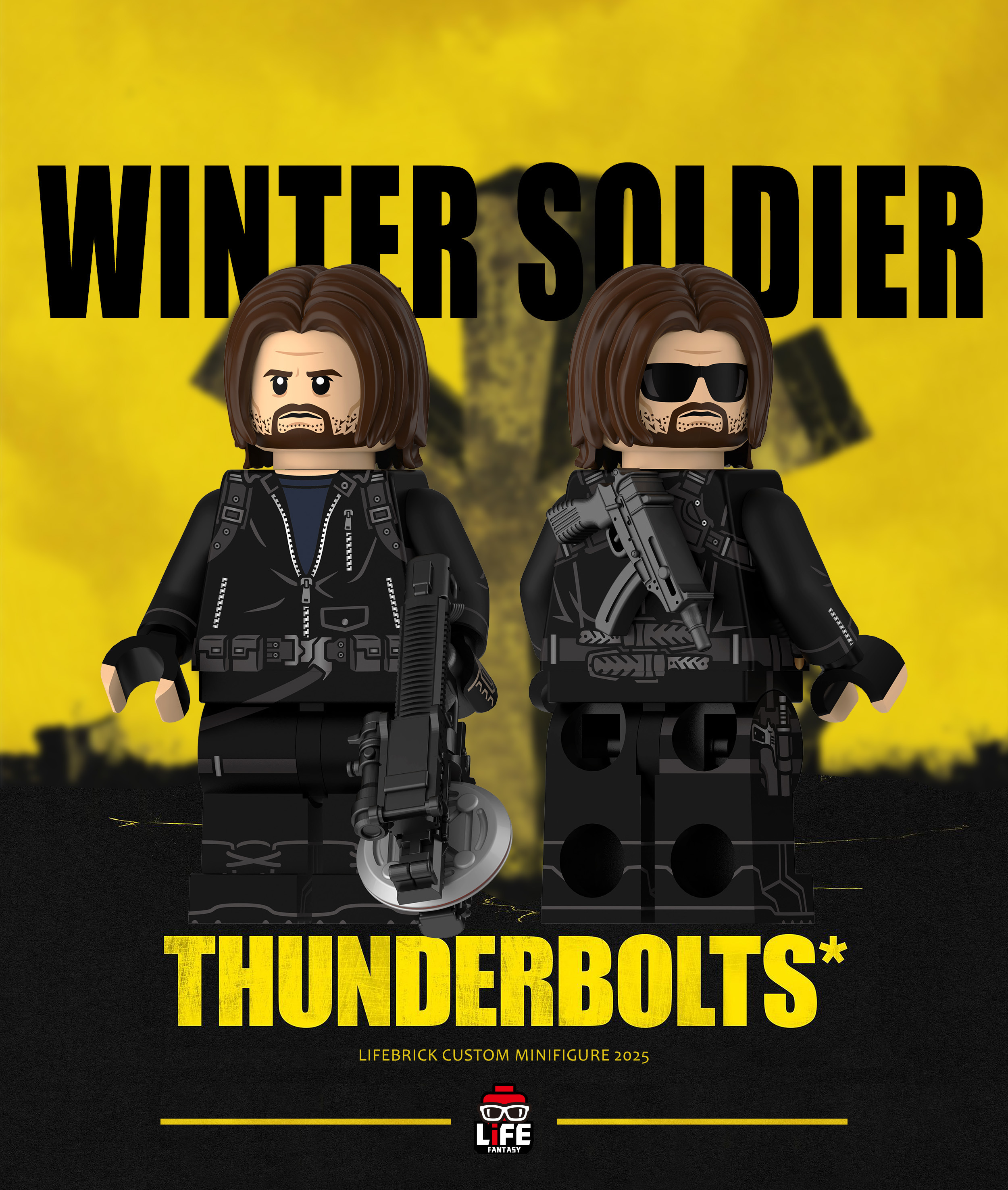 [Life Brick][In Stock] Winter Soldier [PADprinted]
