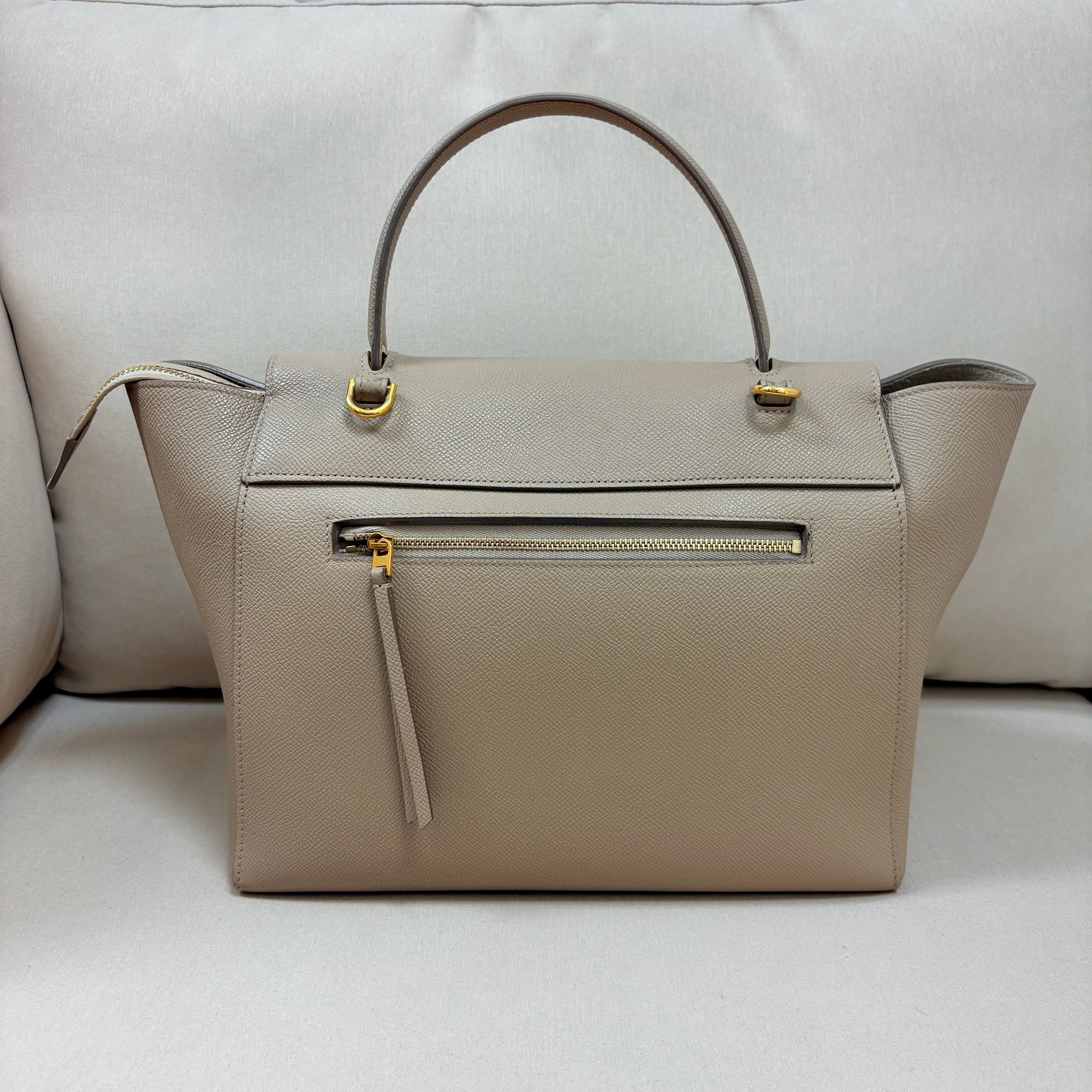 Celine Mini Belt Bag - Beige / Ghw