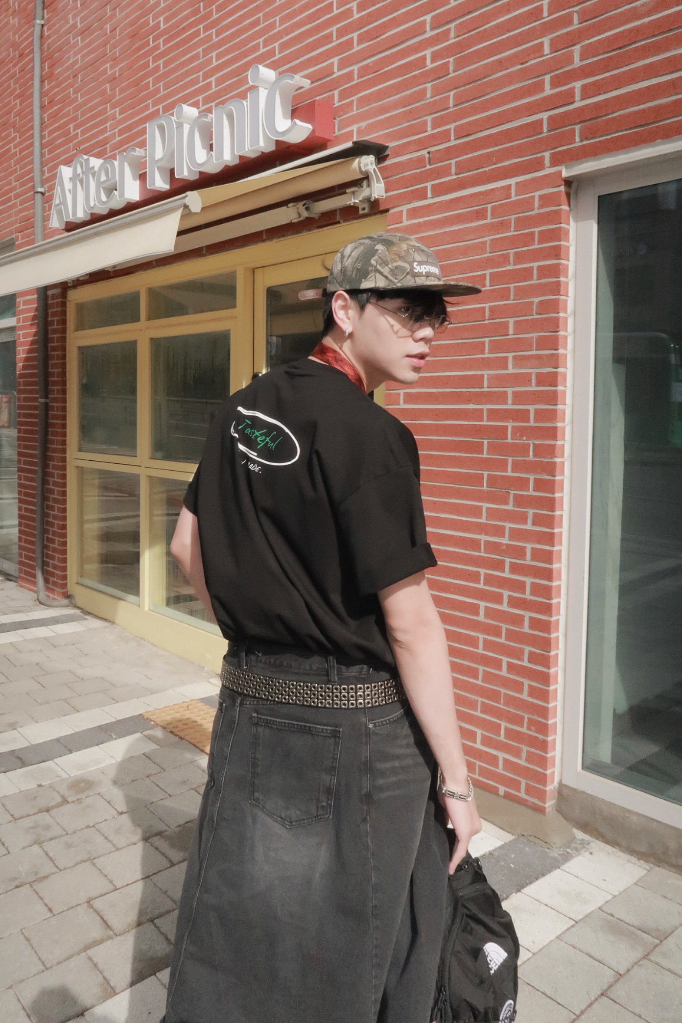 TASTEFUL 品牌 簡約LOGO 圈圈 上衣 #短袖