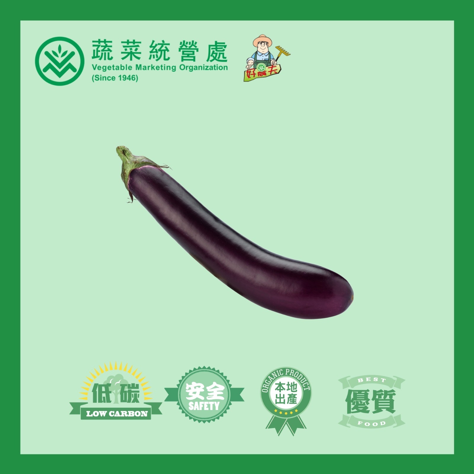 本地有機紫茄子 (包)