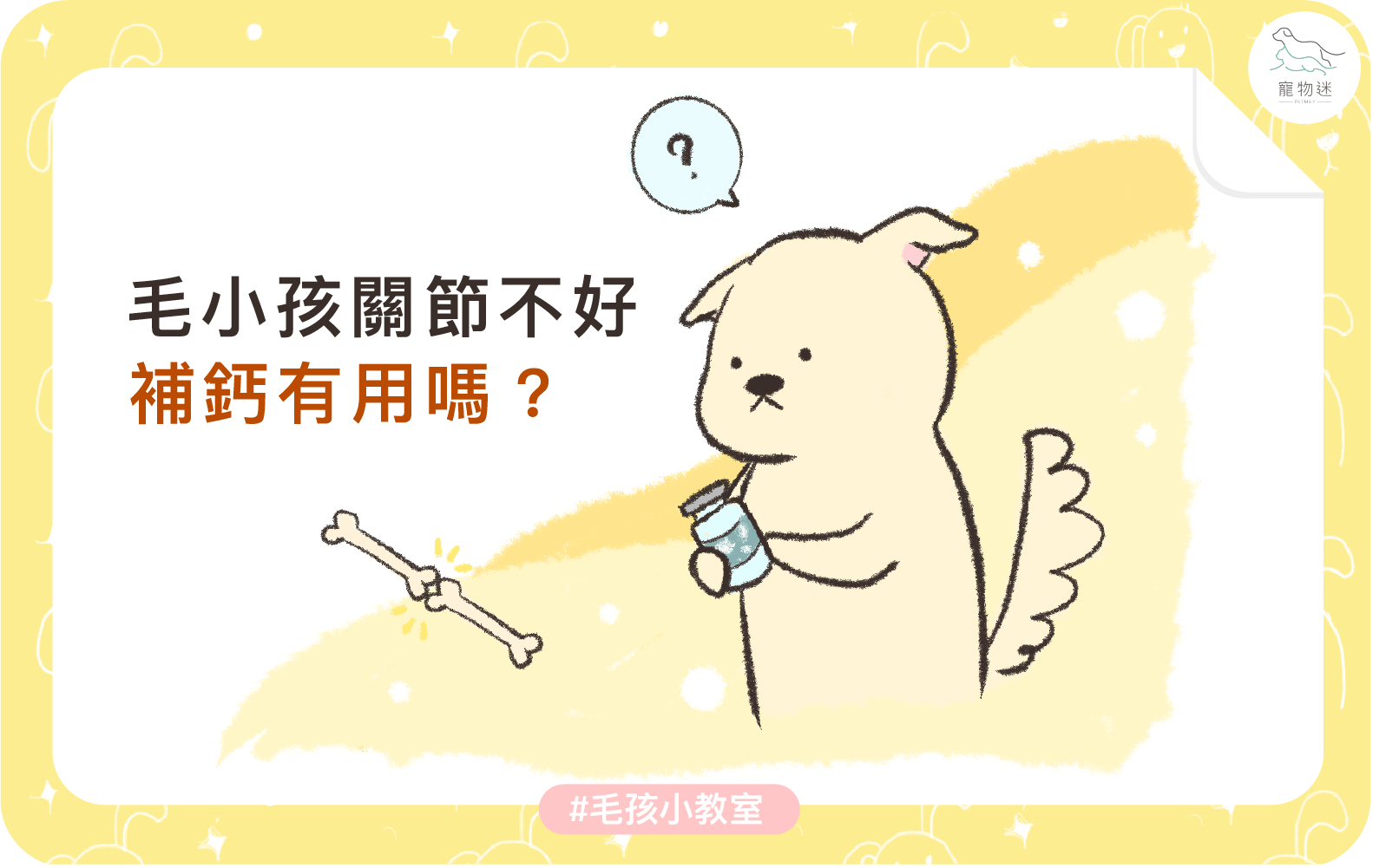 狗狗關節不好要補鈣？4件事主人一定要知道！