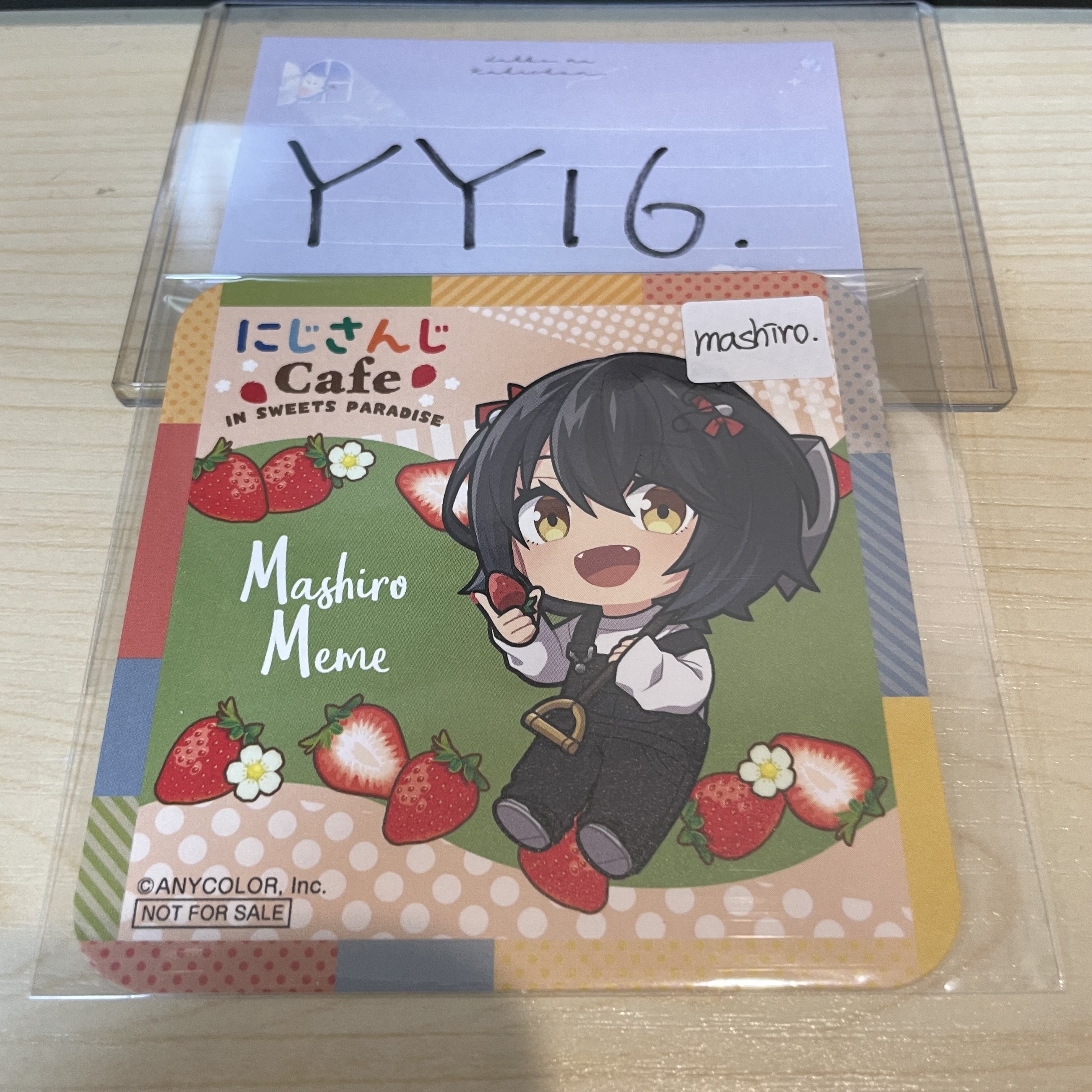 彩虹社 MASHIRO 杯墊                    #YY16