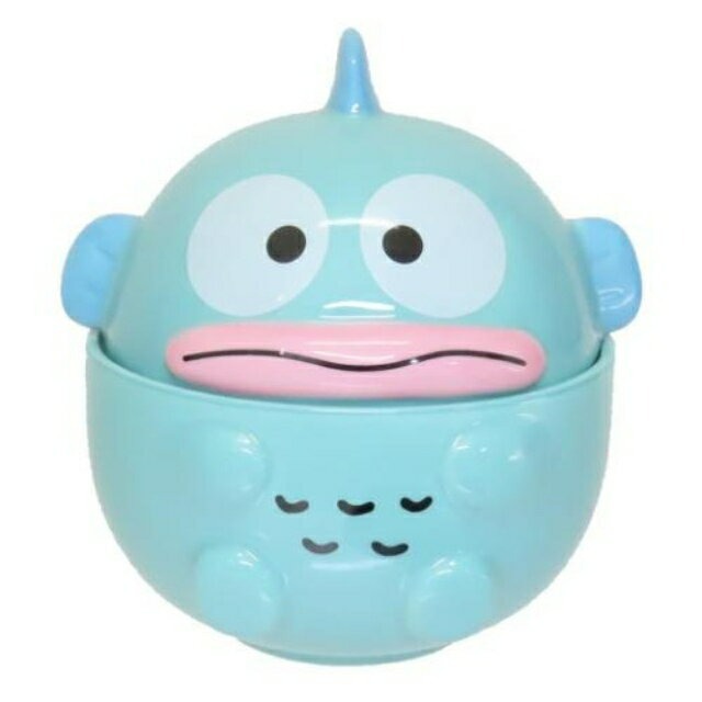 日本 Sanrio Hangyodon 水怪 全身造型陶瓷連蓋