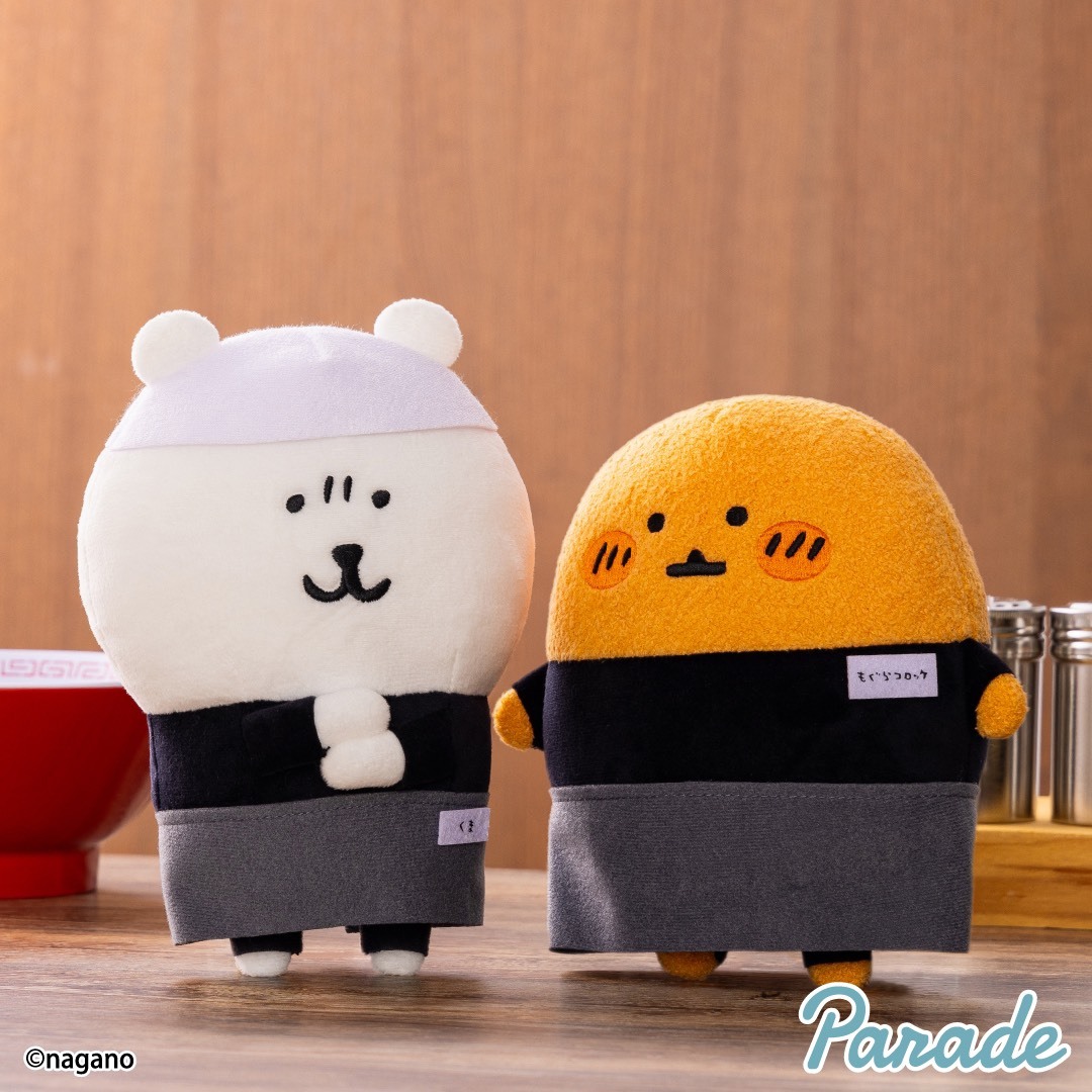 iSNEAKERS｜日本 Joke Bear 自嘲熊景品 拉麵店店員造型 白熊 炸肉餅 娃娃