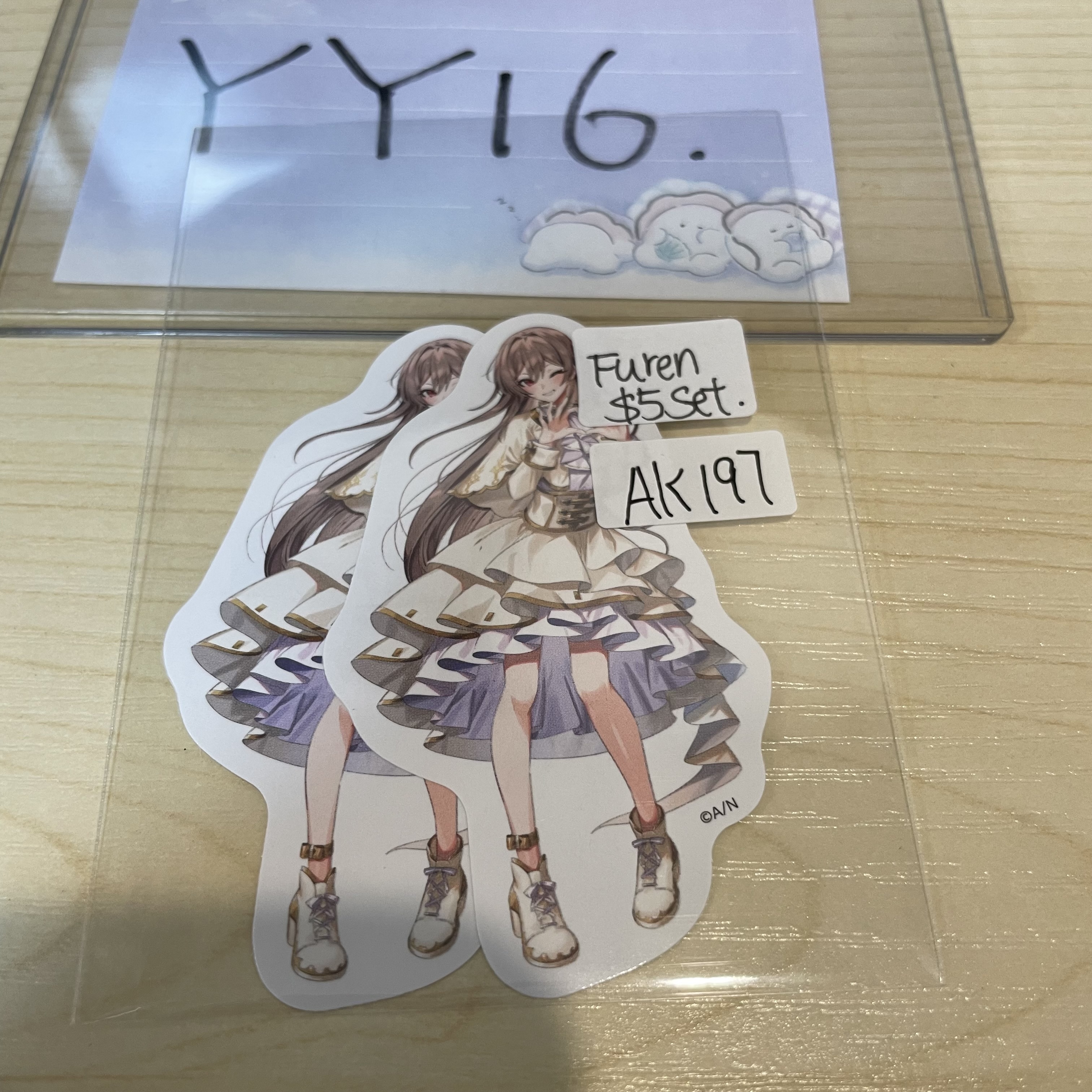 彩虹社 FUREN 貼紙 SET AK197                    #YY16