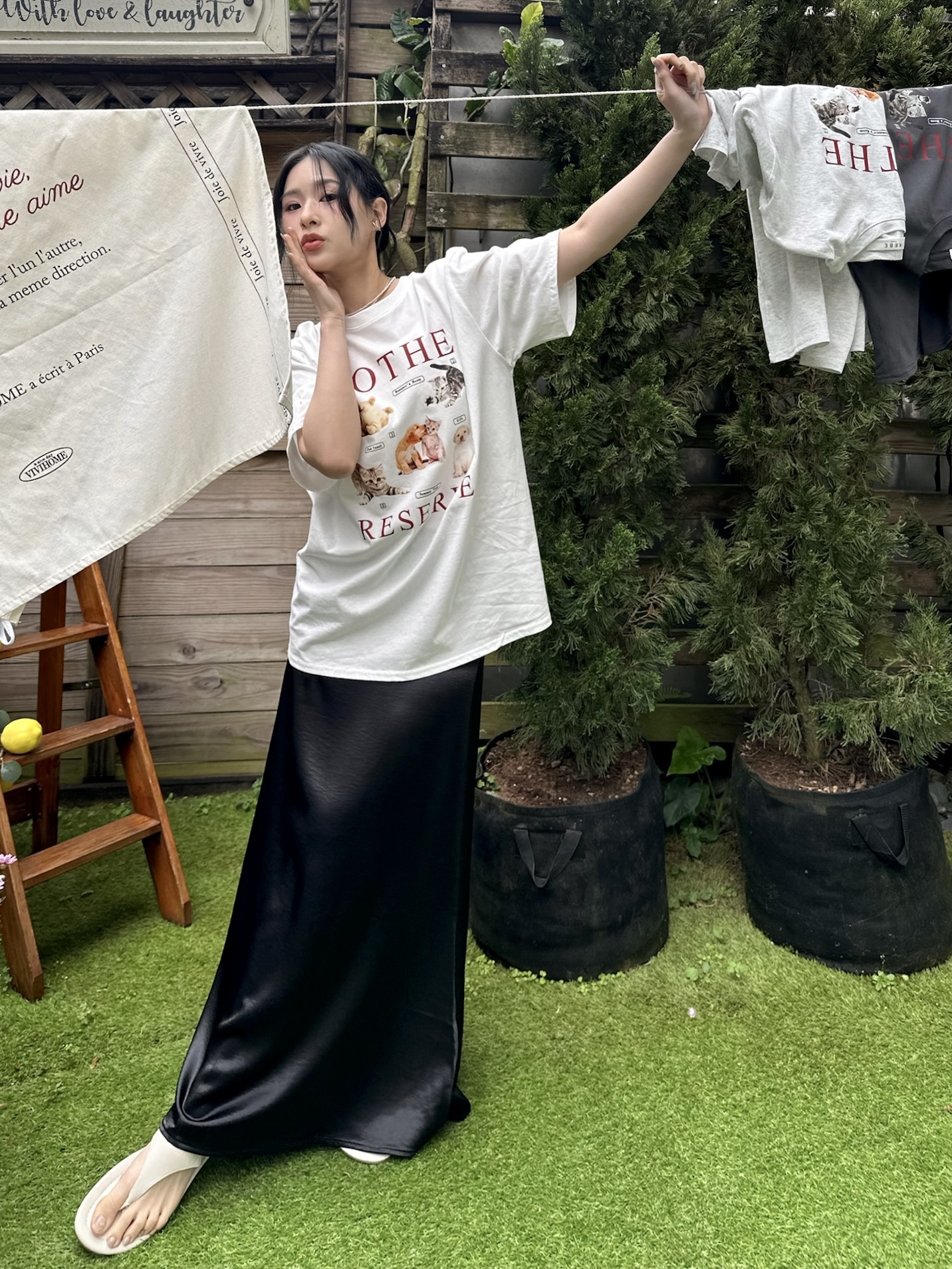 搭配指定Top1光澤半身裙