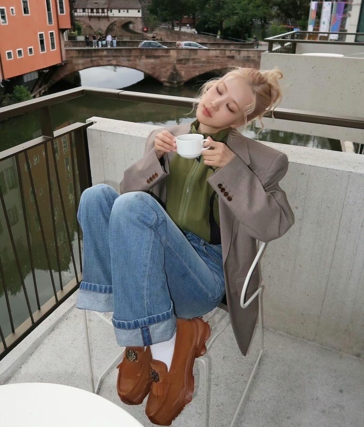 PUMA x Palomo Nitefox 樂福鞋 棕色