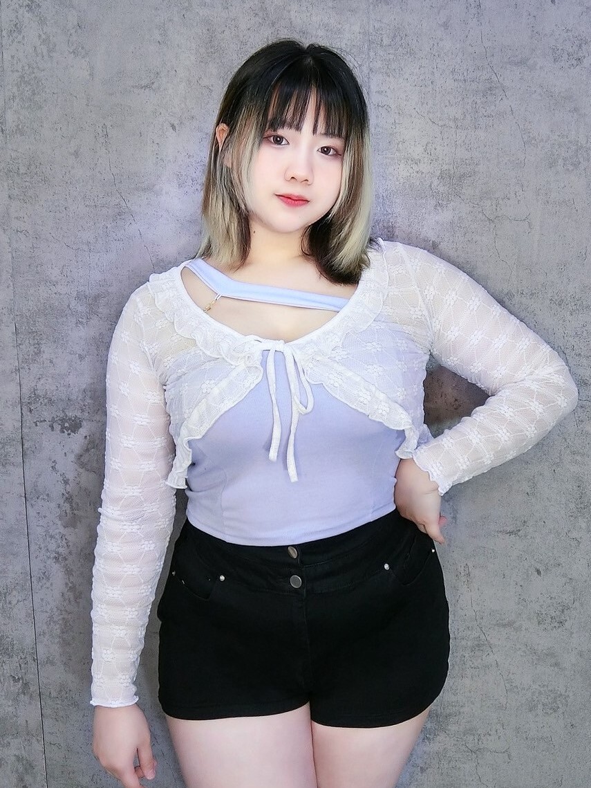 日系甜妹小花外罩