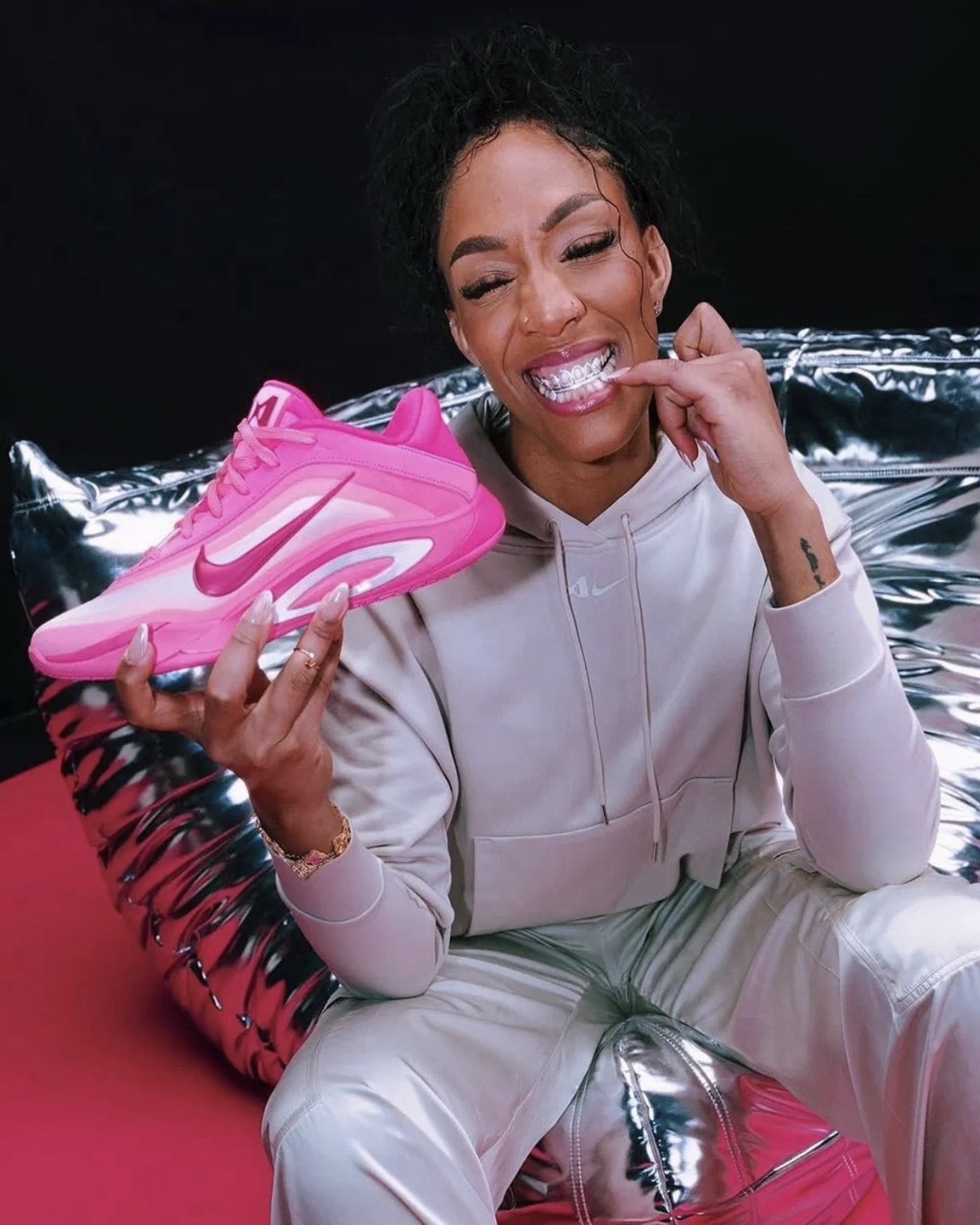 Nike A’One ‘Pink A’ura’ EP A’ja Wilson 首發 粉色 籃球鞋 女鞋