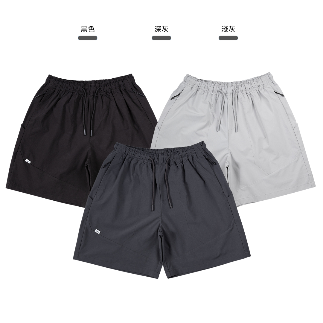 機能 多功能 短褲 速乾 防潑水尼龍 膝上男生短褲【 FUZY 】- P202539