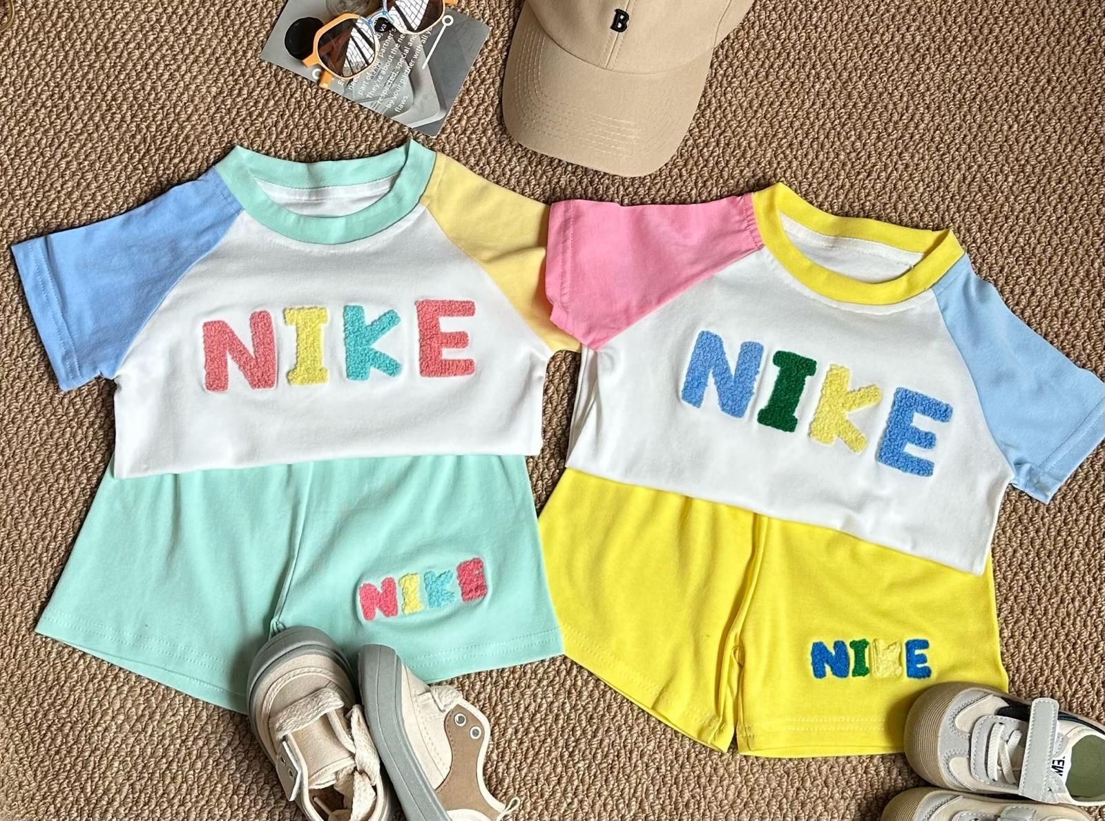 韓版 Nike彩色毛巾繡套裝