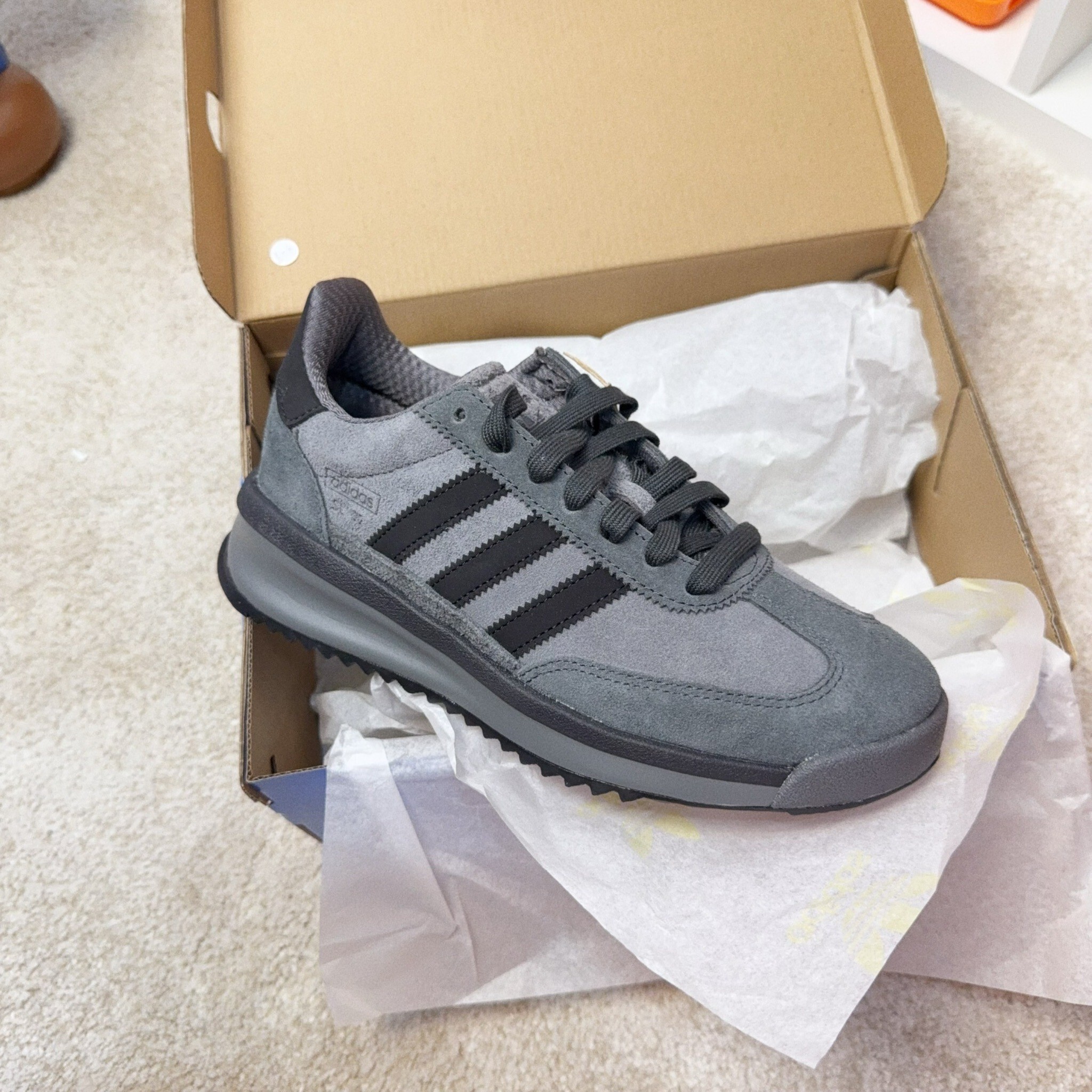 Adidas Originals SL 72 RTN 炭灰 鐵灰 灰色 灰黑 增高 厚底 男女 復古鞋 JH5091