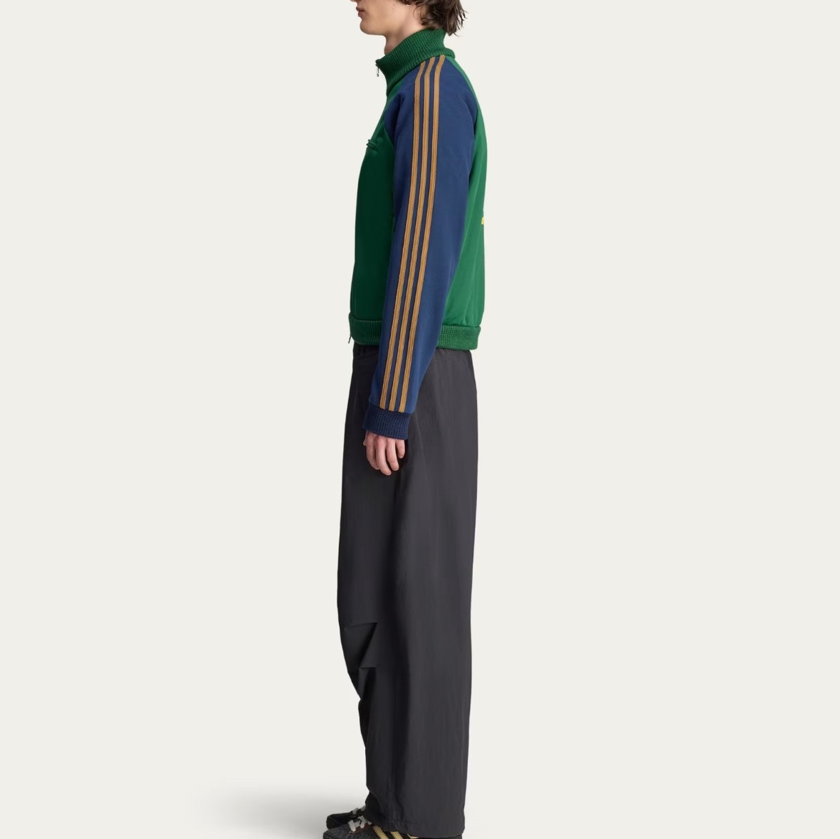 adidas x Brain Dead 聯名綠夾克 男款