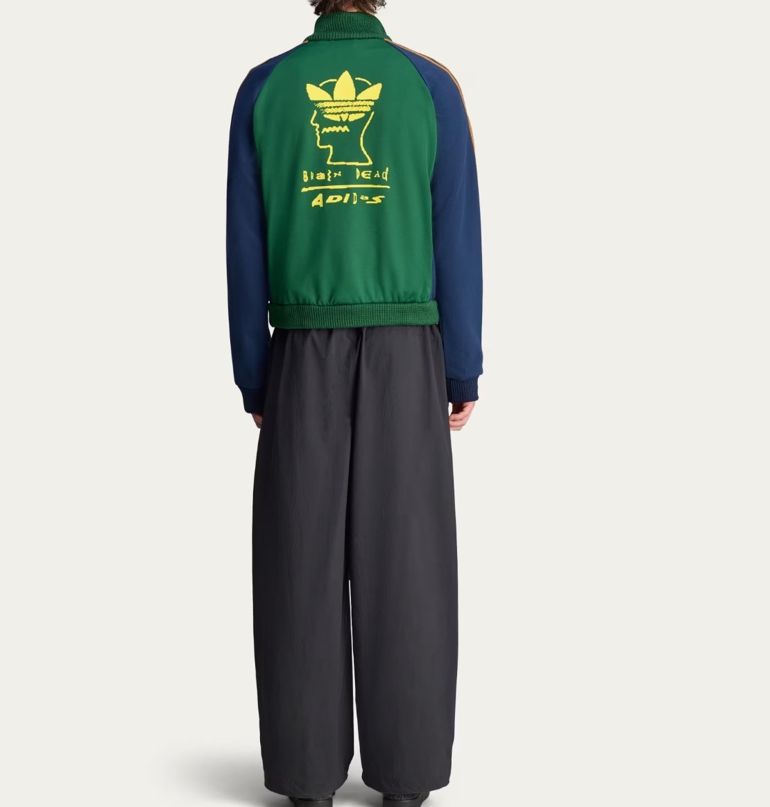 adidas x Brain Dead 聯名綠夾克 男款