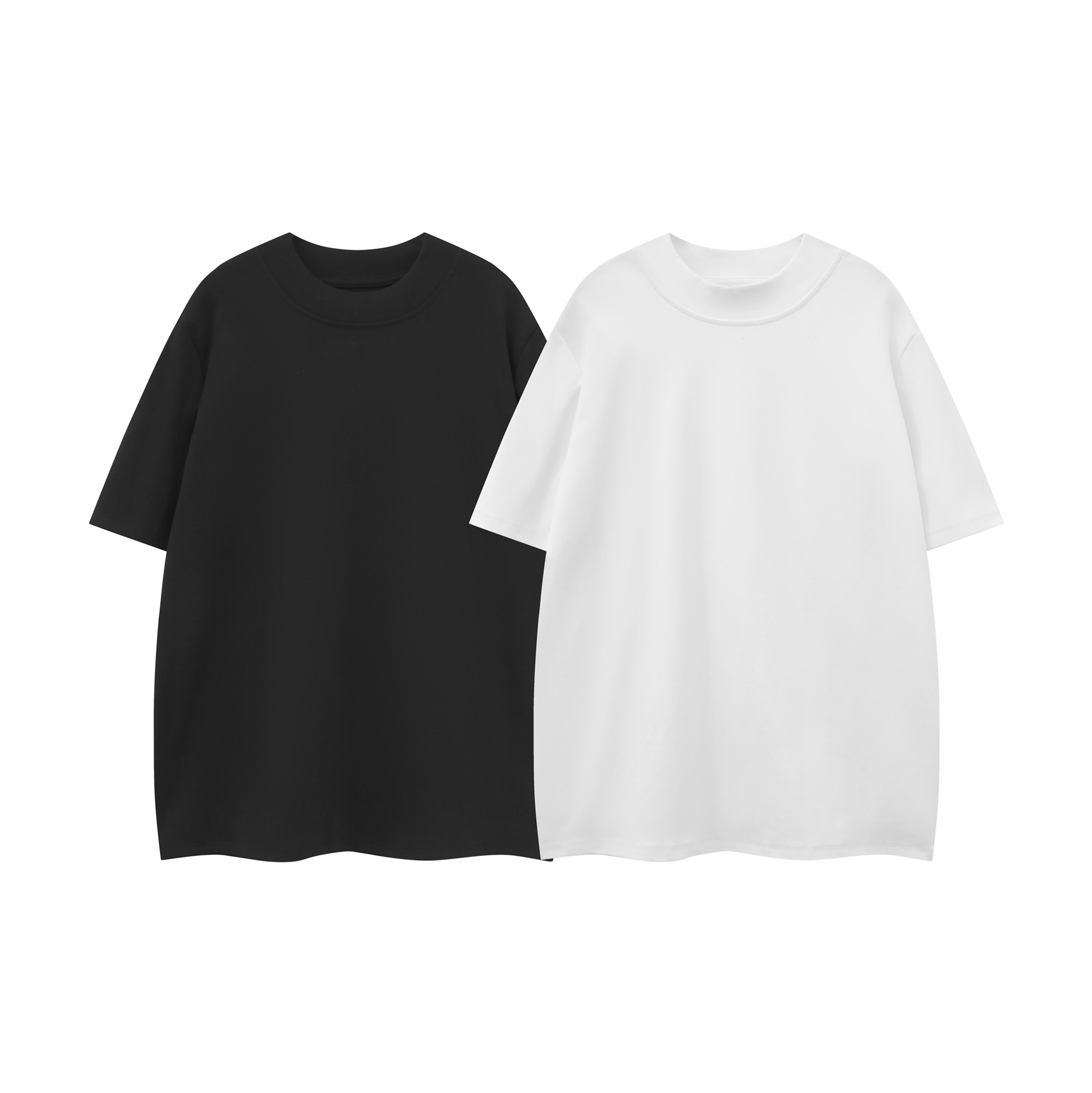 《K》微立領彈性緊繃素T