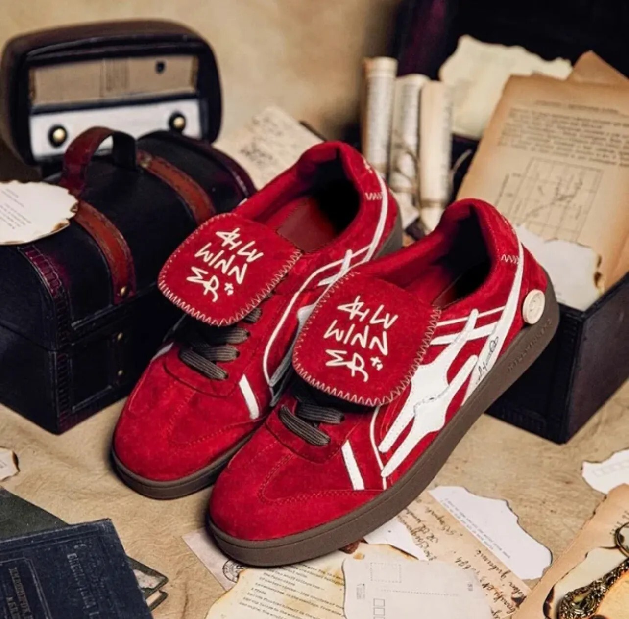 AC-8138 Killwinner 德訓鞋 麂皮紅絲絨