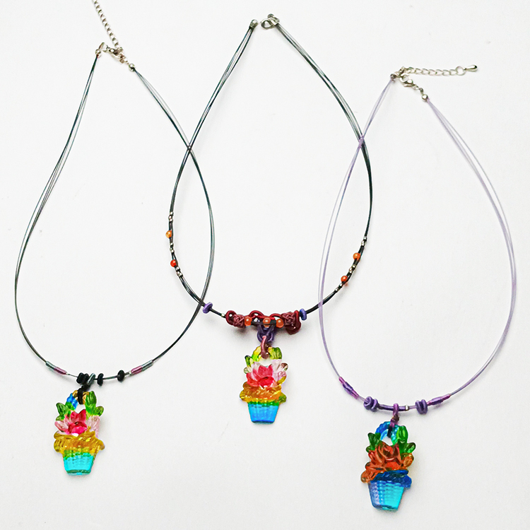 鹿港窯禮品館｜居家開運｜滿  琉璃項鍊