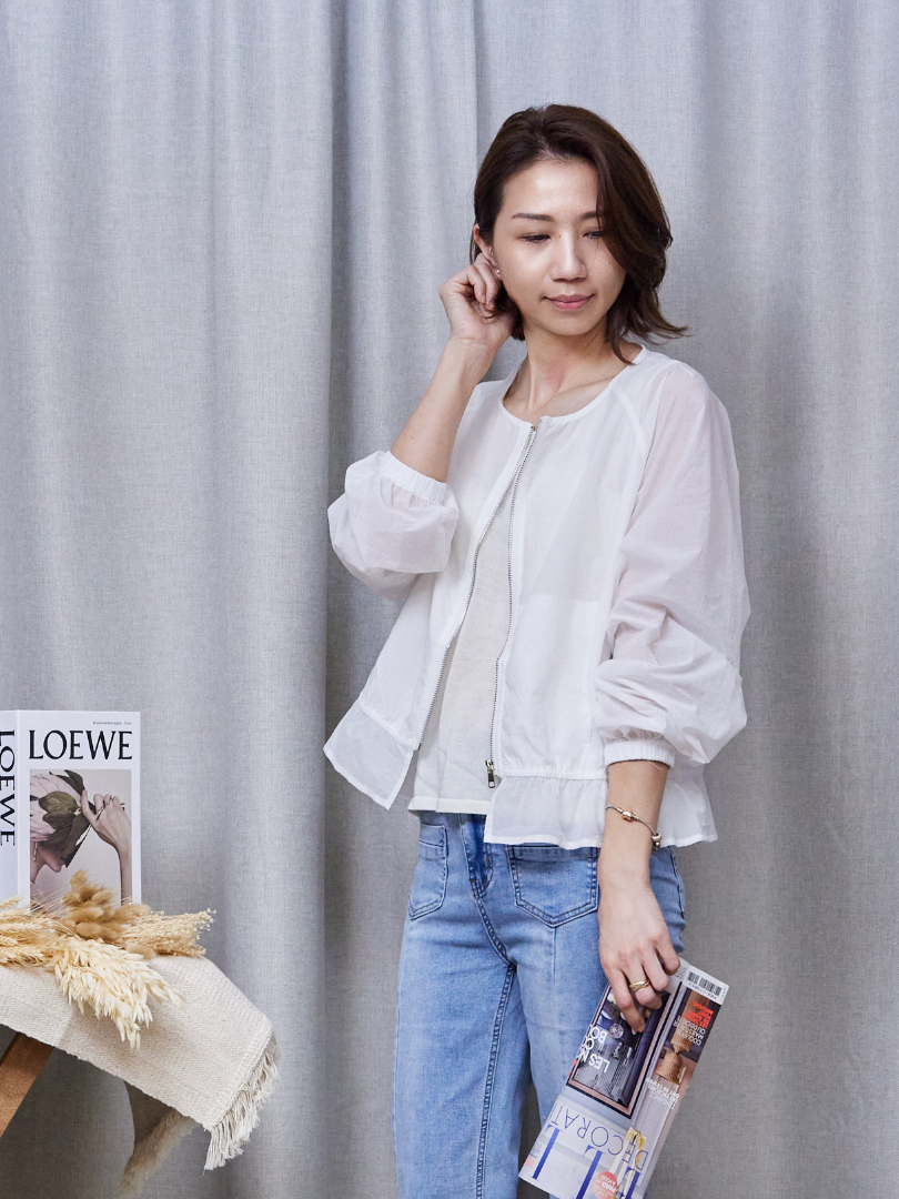 防曬也要好看｜絲棉外套讓穿搭升級 (不含內搭)