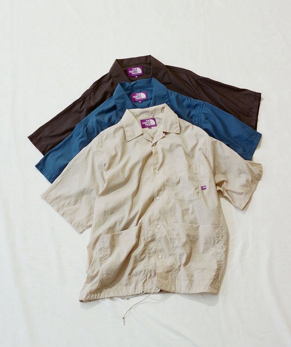 日本TNF 紫標 Nylon Taffeta Field S/S Shirt