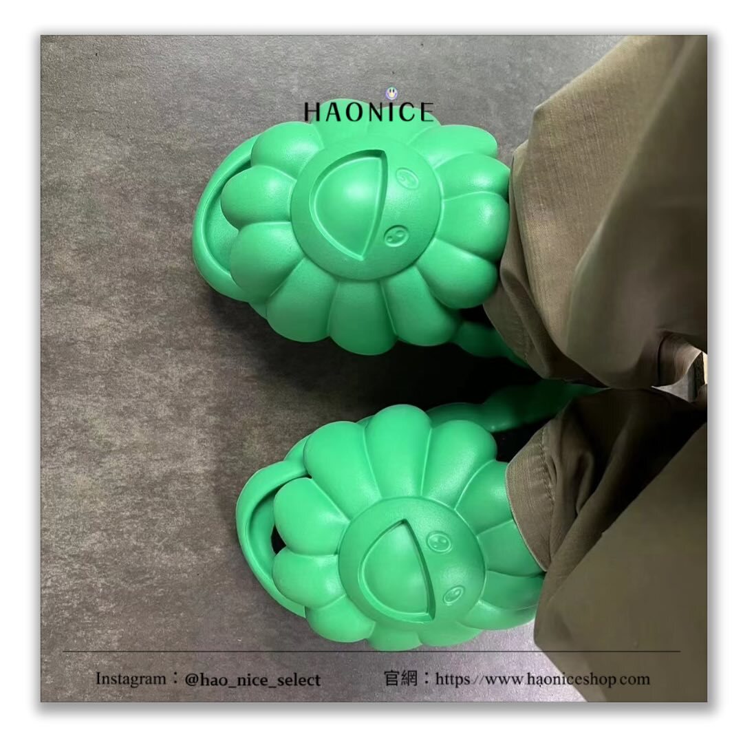 【HAO NICE】100%正品 村上隆OHANA 日本潮牌🇯🇵FULL-BLOOM 經典太陽花 泡棉拖鞋