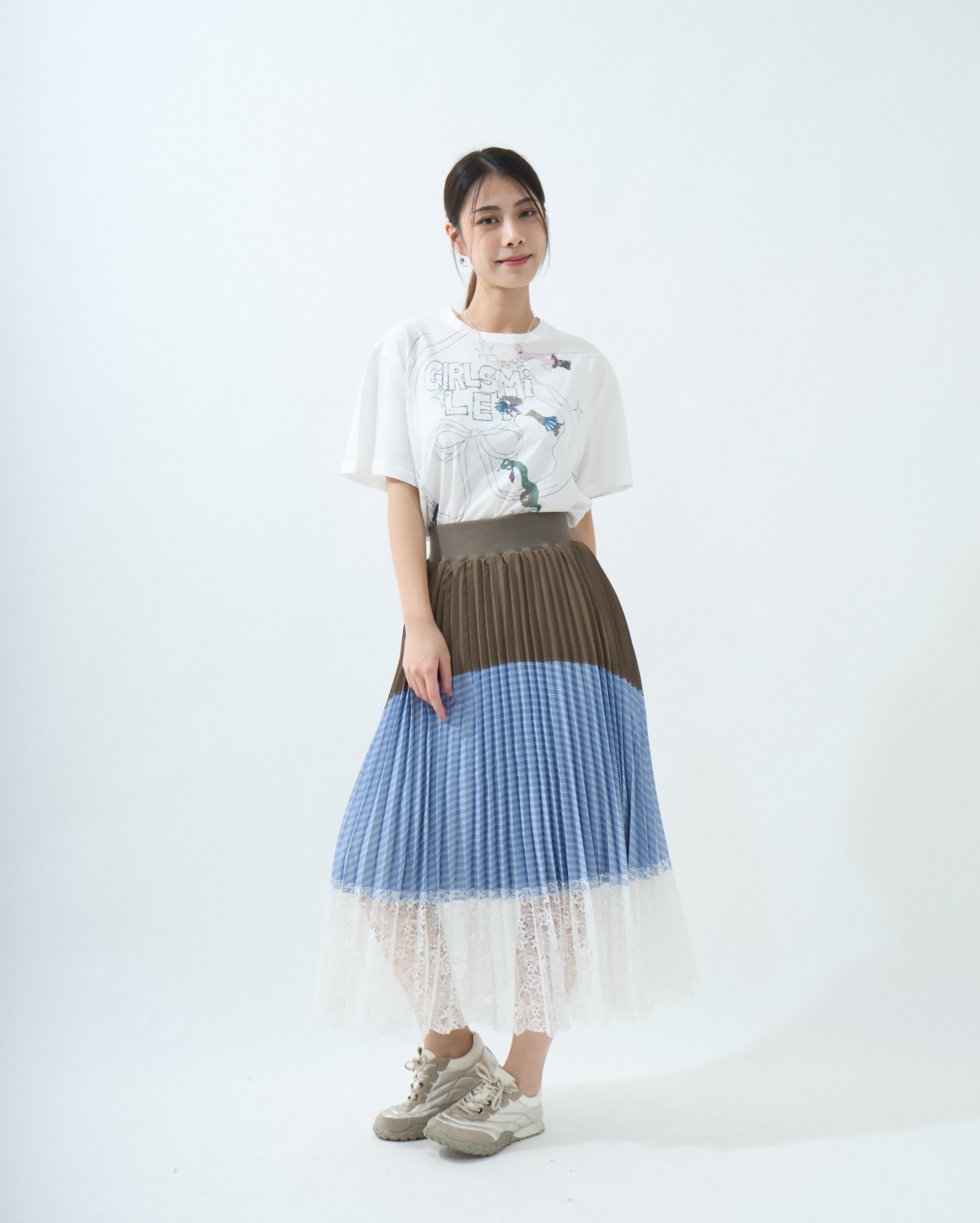 手繪動物圖案薄棉tee (*現貨款式）