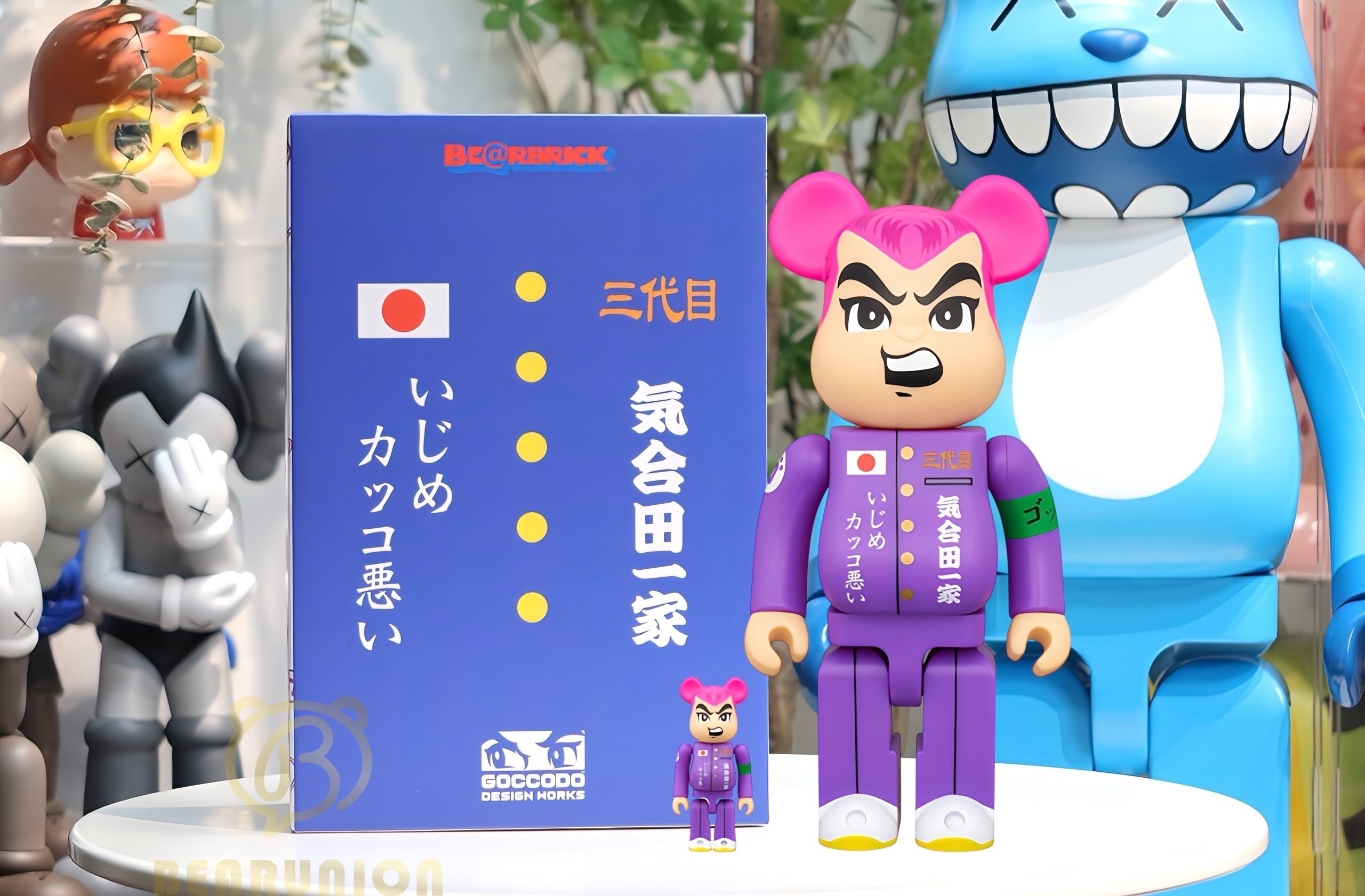 🎏預訂🎏Bearbrick 400% 100% 気合田くん 2