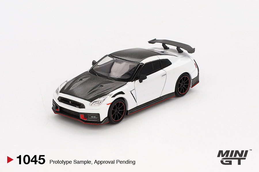 【預訂】Mini GT 1045 Nissan GT-R Nismo 2024 Brilliant White Pearl