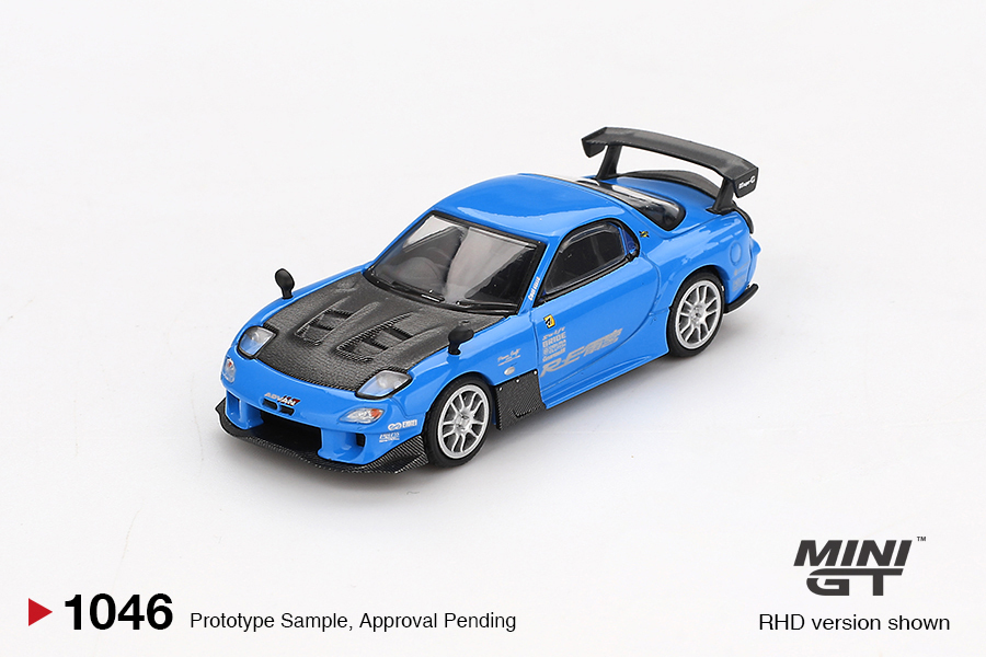 【預訂】Mini GT 1046 Mazda RX-7 RE-Amemiya 20B NA 3ROTOR-7 “Ama-san Go”