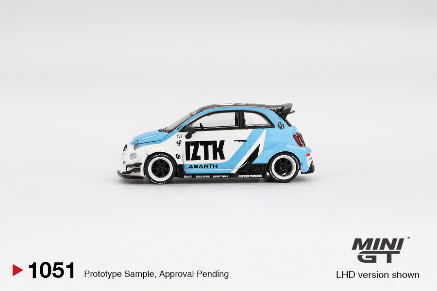 【預訂】Mini GT 1051 Abarth 595 LB-WORKS x Abas Works IZTK