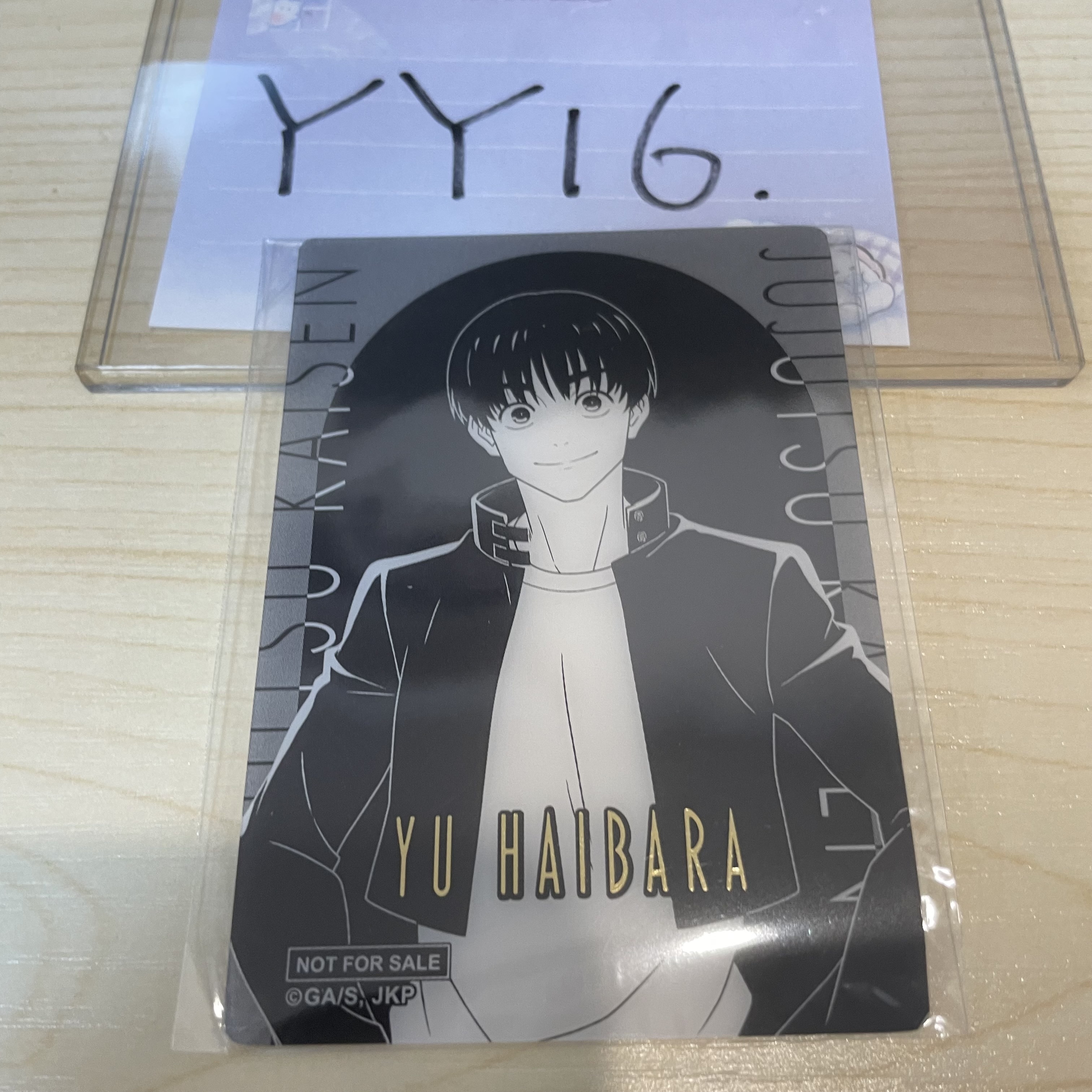 咒術迴戰 灰原 小卡            YY16