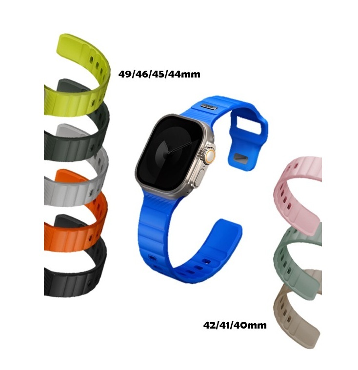 UNIQ Stride Apple Watch 防水FKM橡膠不鏽鋼高質感錶帶