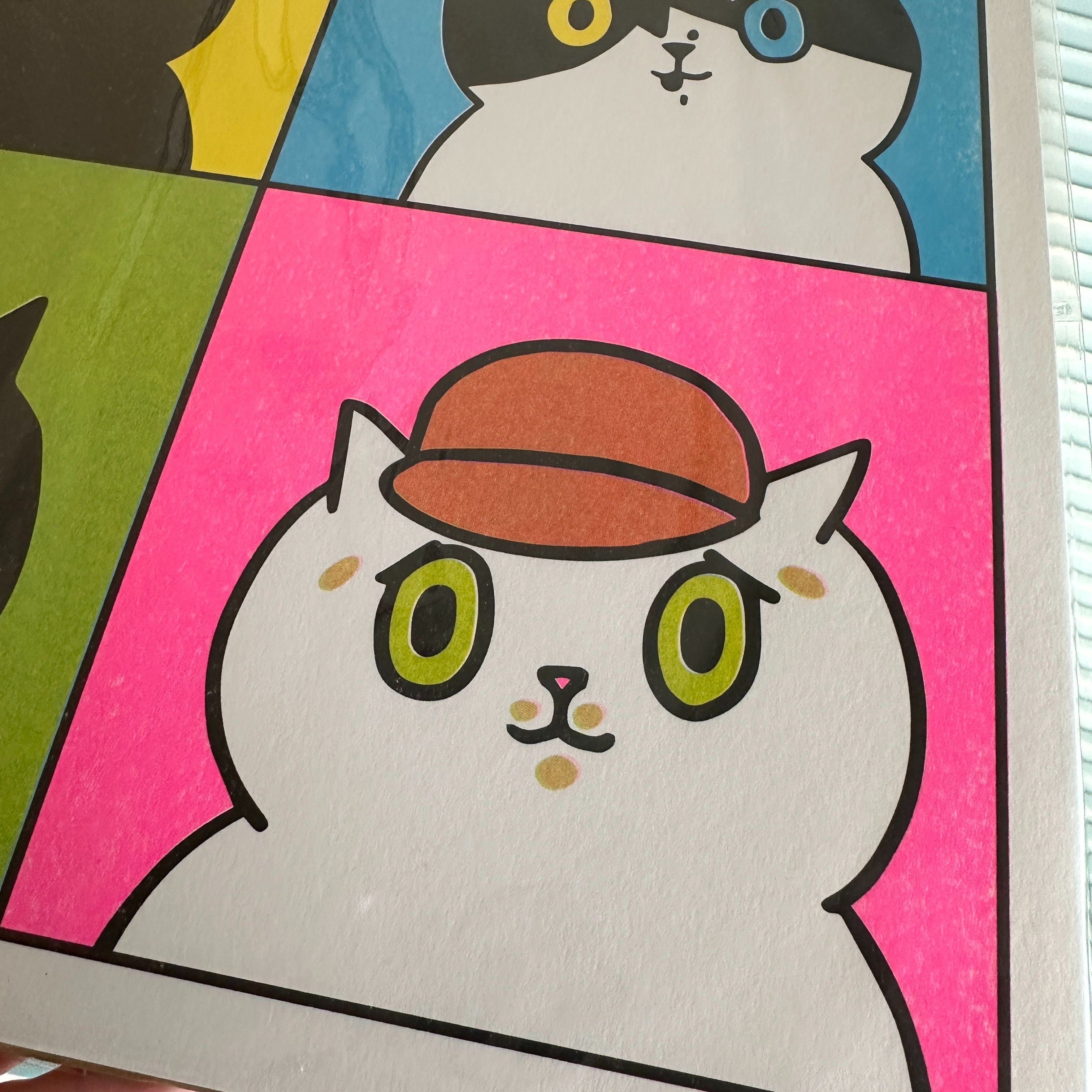 山小帽同名專輯 貓咪黑膠海報｜superB studio