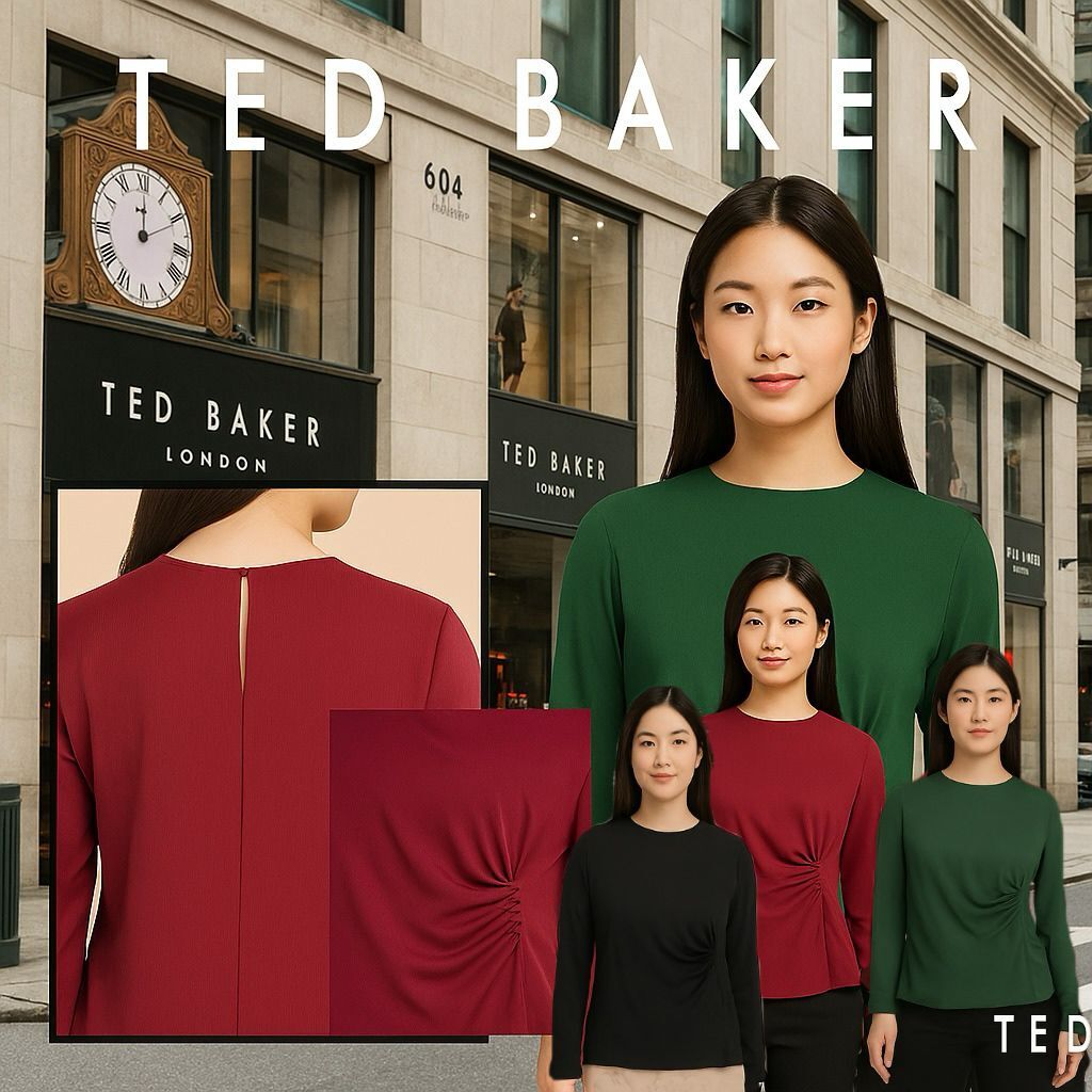 【預購】Ted Baker G050604 女裝扭結長袖上衣
