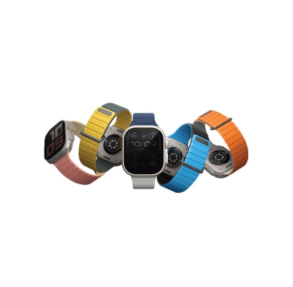 UNIQ Revix EVO Apple Watch 雙色矽膠磁吸錶帶