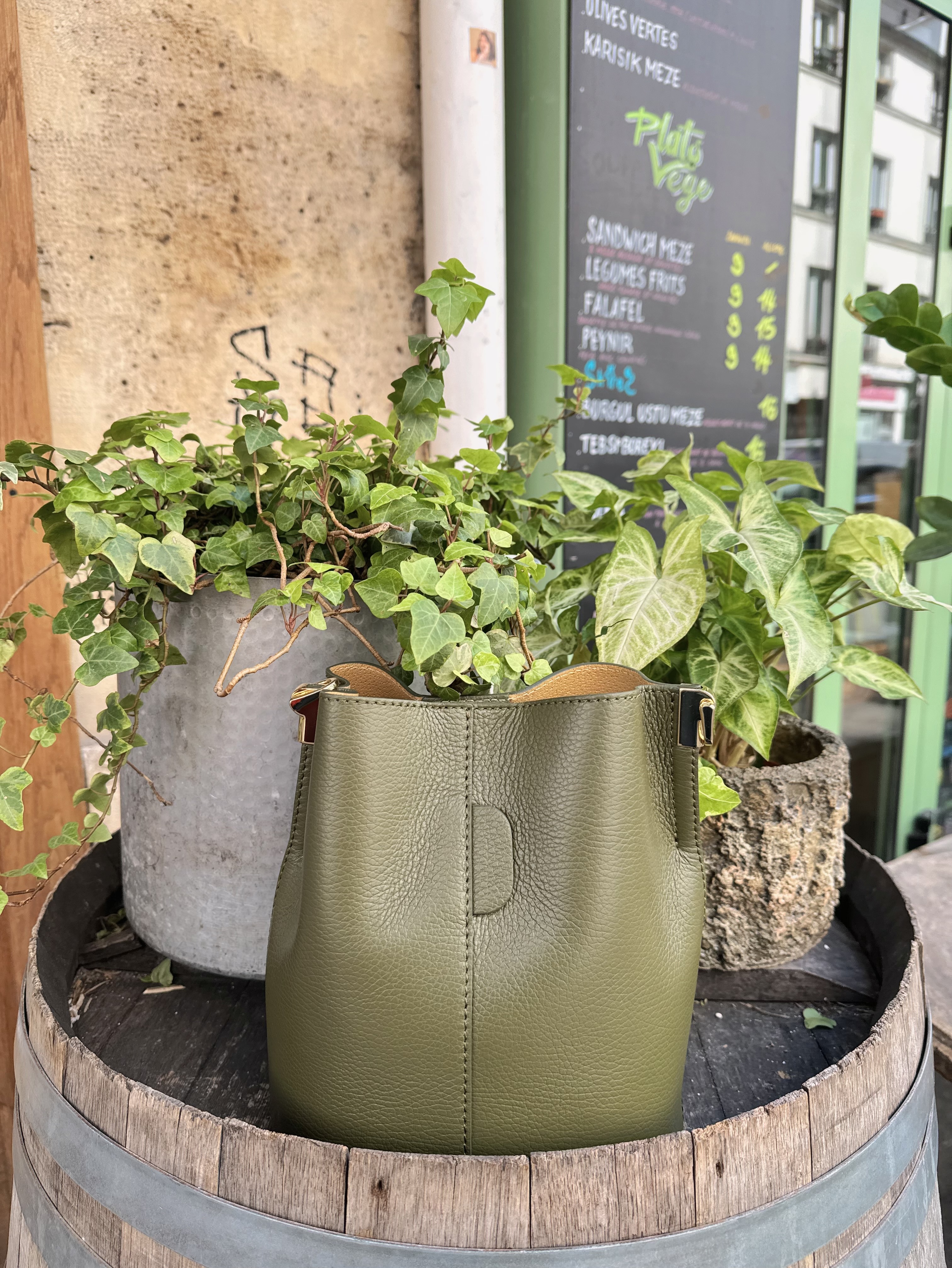 Cherry Paris Leather Lilwenn 4090 Kaki 綠色