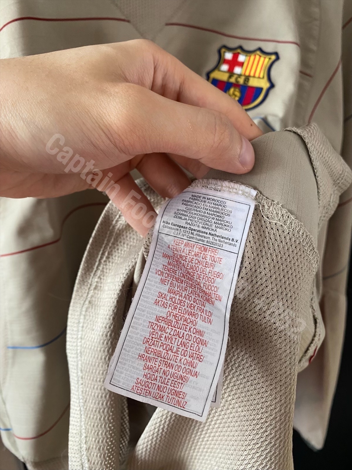 Player Issue) FC Barcelona 2003-2004 Nike L/S Third Pl