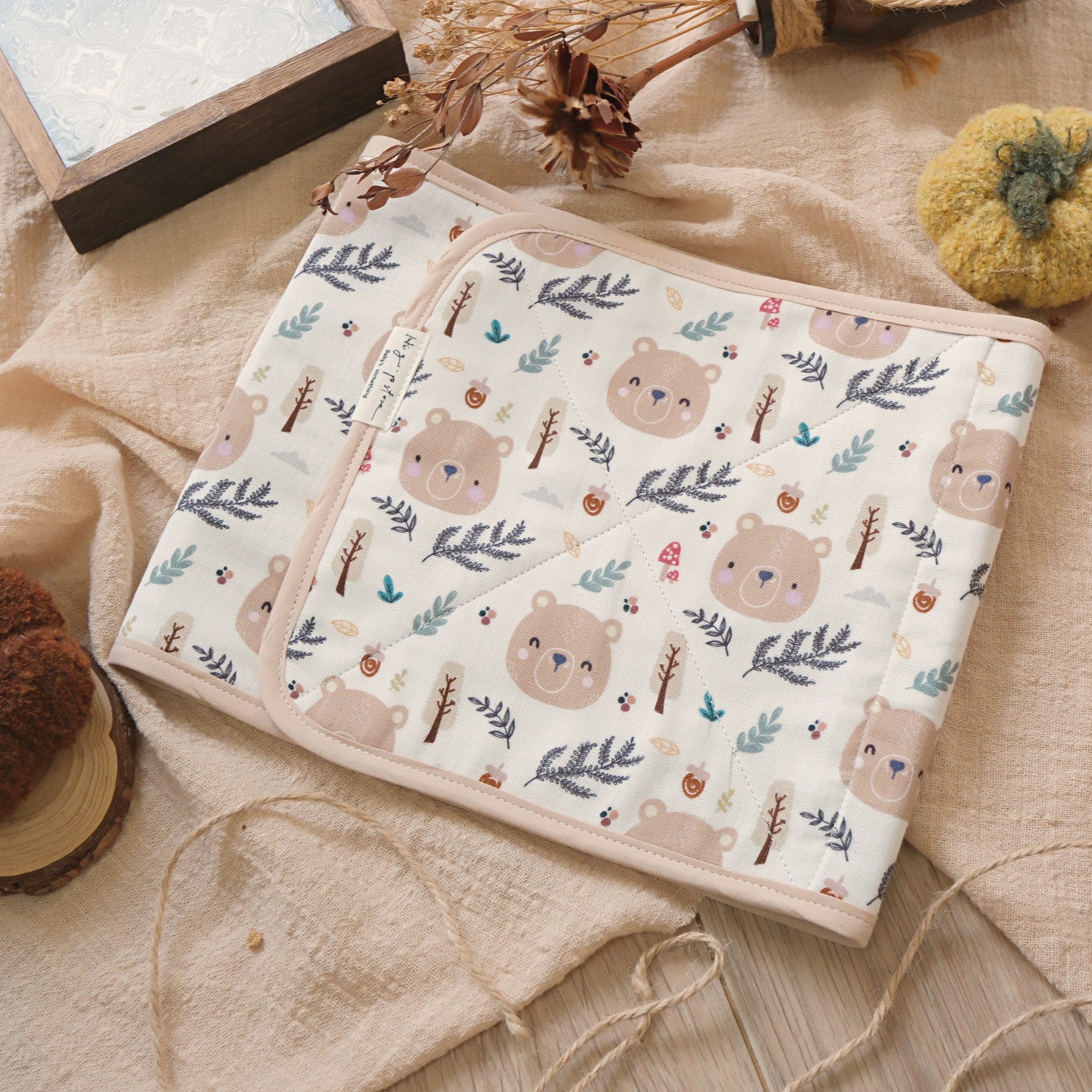 Hi Y.P store-超靜音柔軟肚圍-森林棕熊