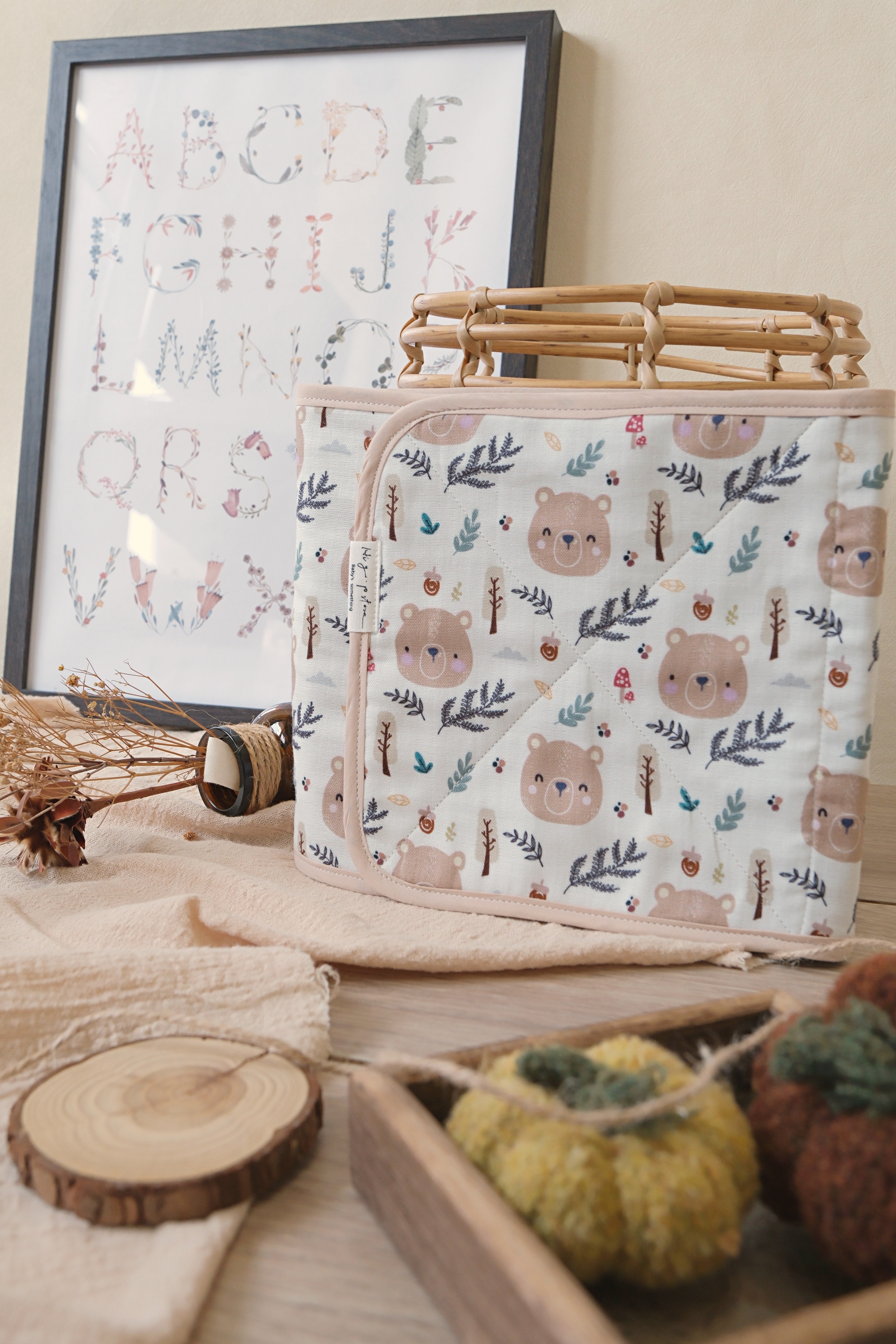 Hi Y.P store-超靜音柔軟肚圍-森林棕熊