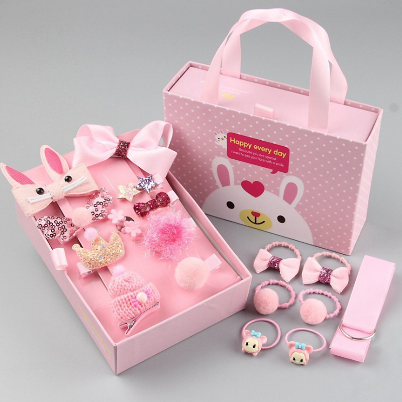 AMC Korea children's hair clip 18-piece gift box C0100