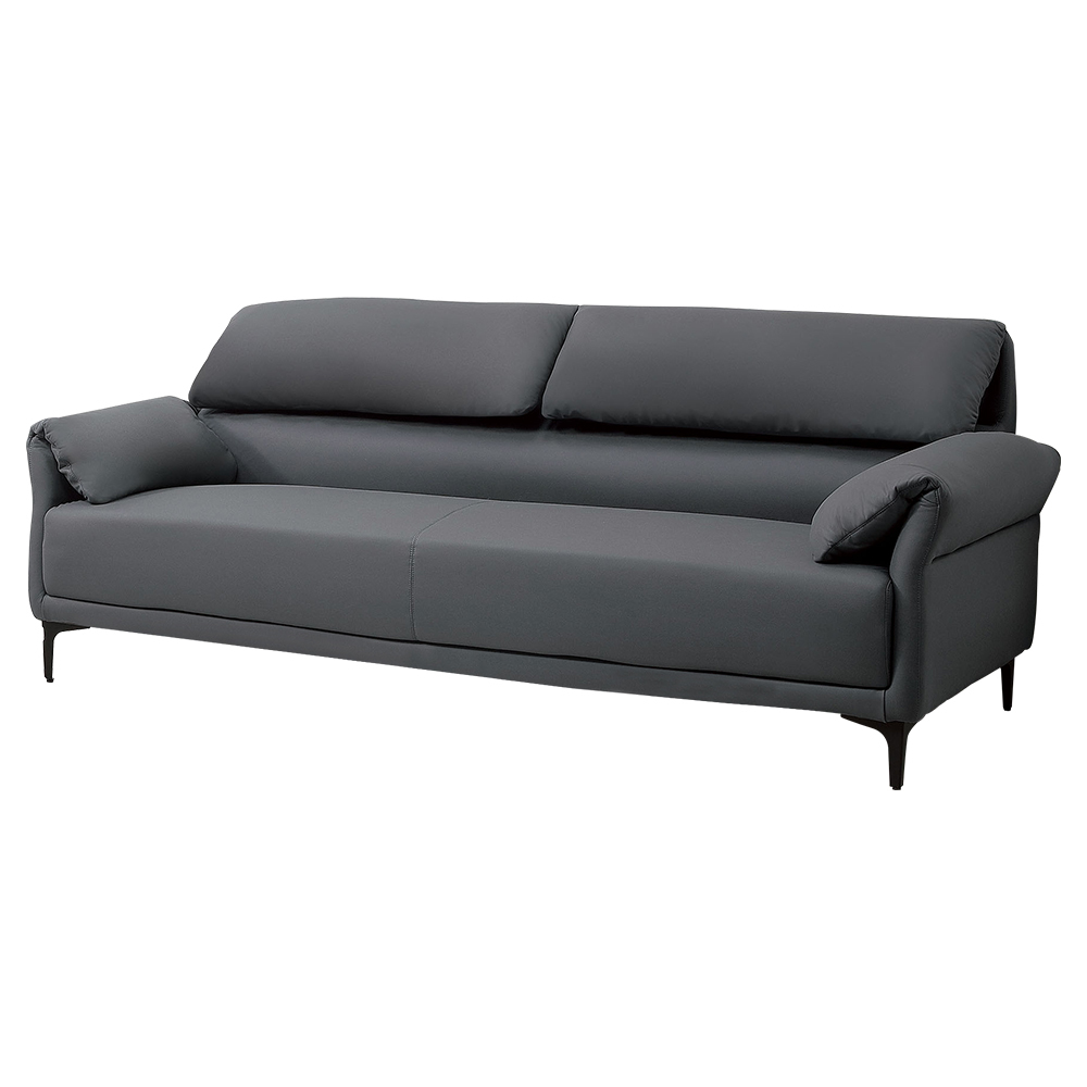 亞里森灰色科技布沙發三人座/沙發椅