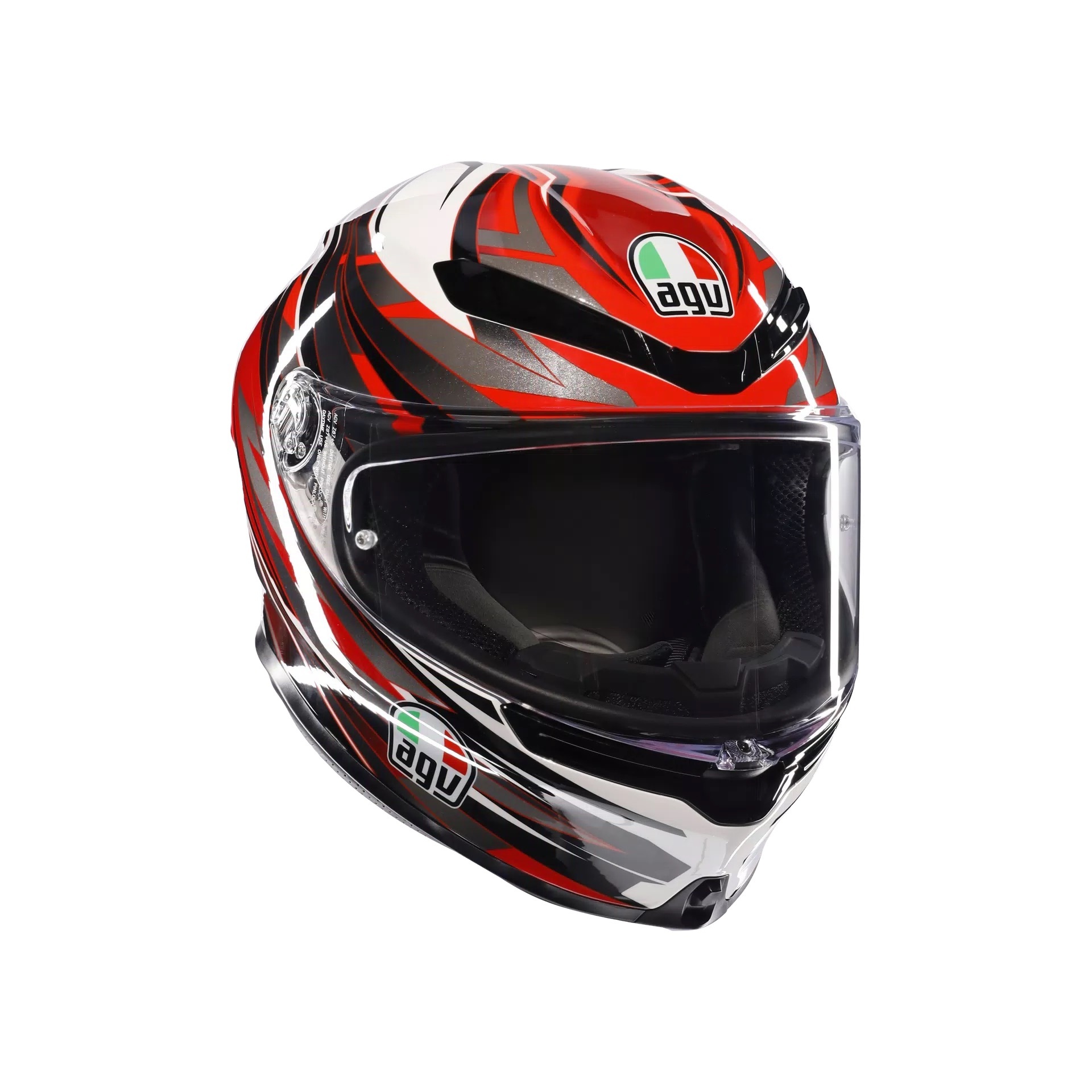 AGV K6 S REEVAL 彩繪 白紅灰 全罩 K6S