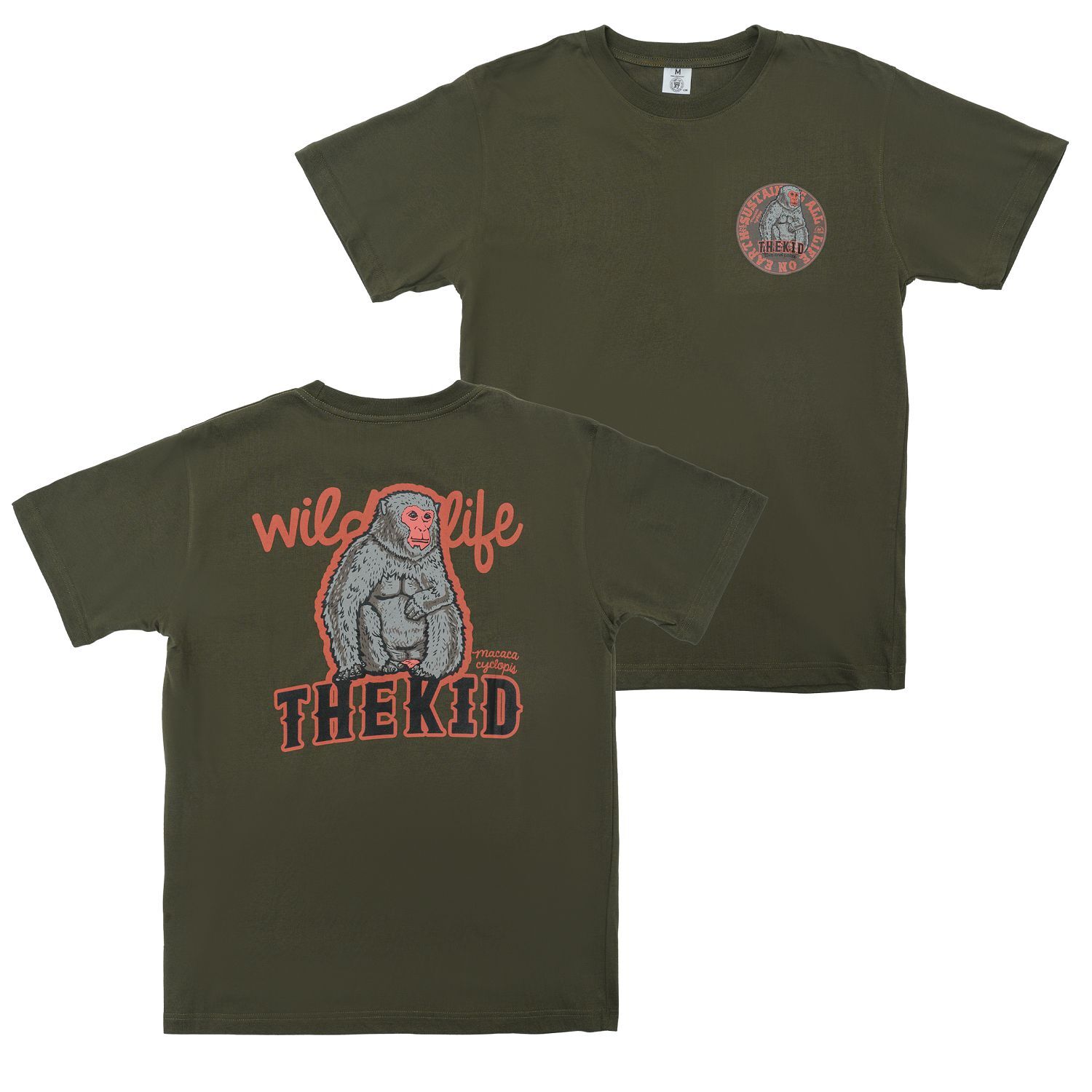 KID ® 動物系列 台灣獼猴短T