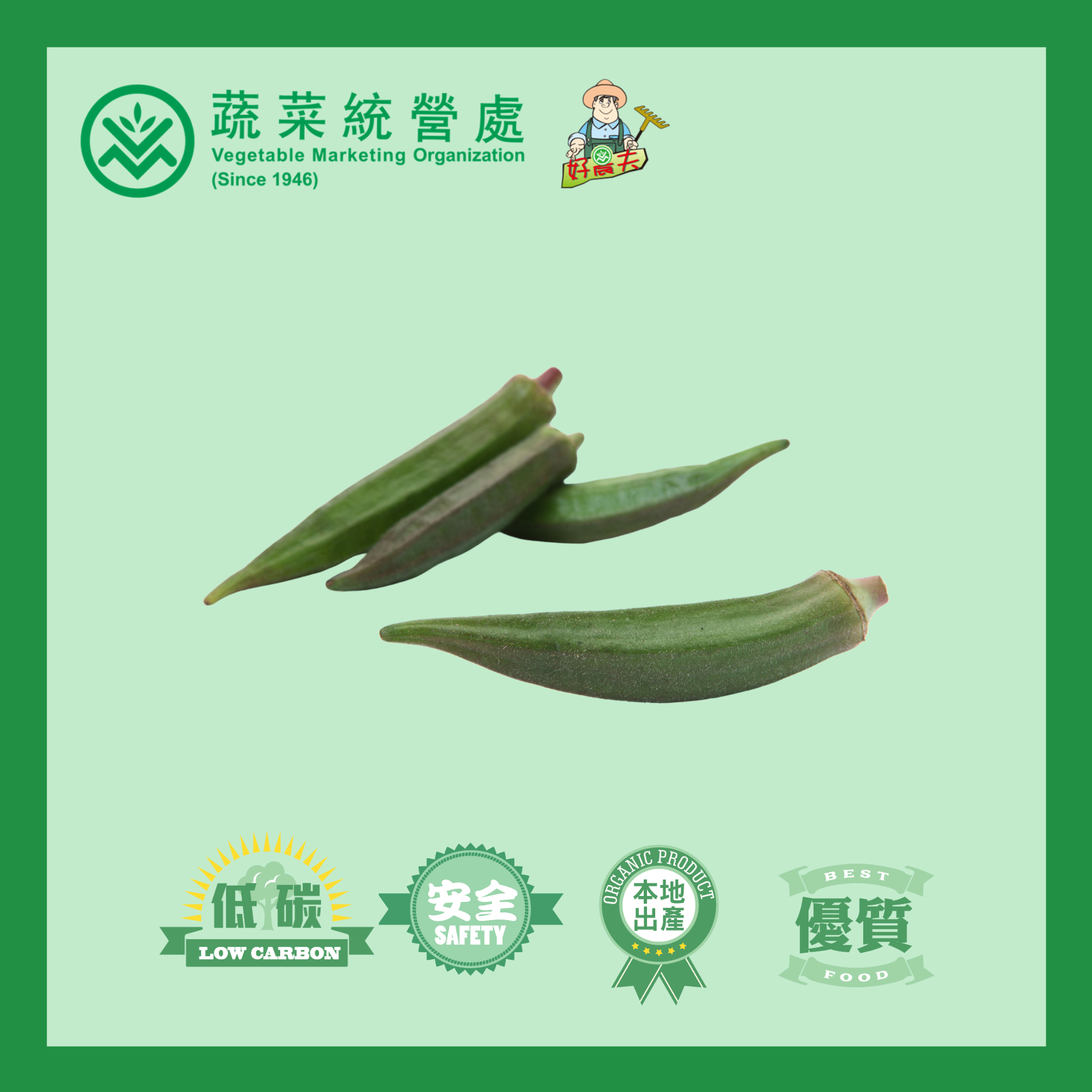 本地有機毛茄（單色或雙色） (半斤)