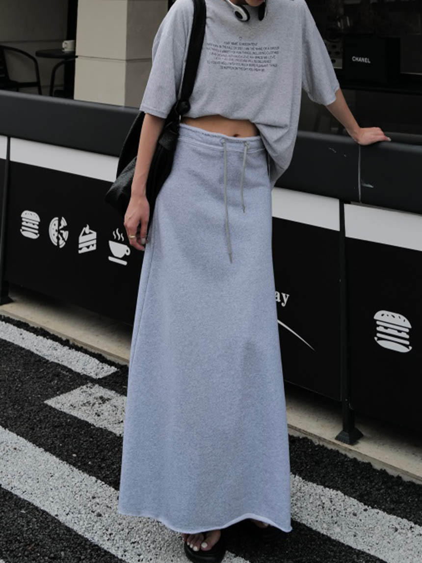 不修邊微鬚衛衣長裙*3色