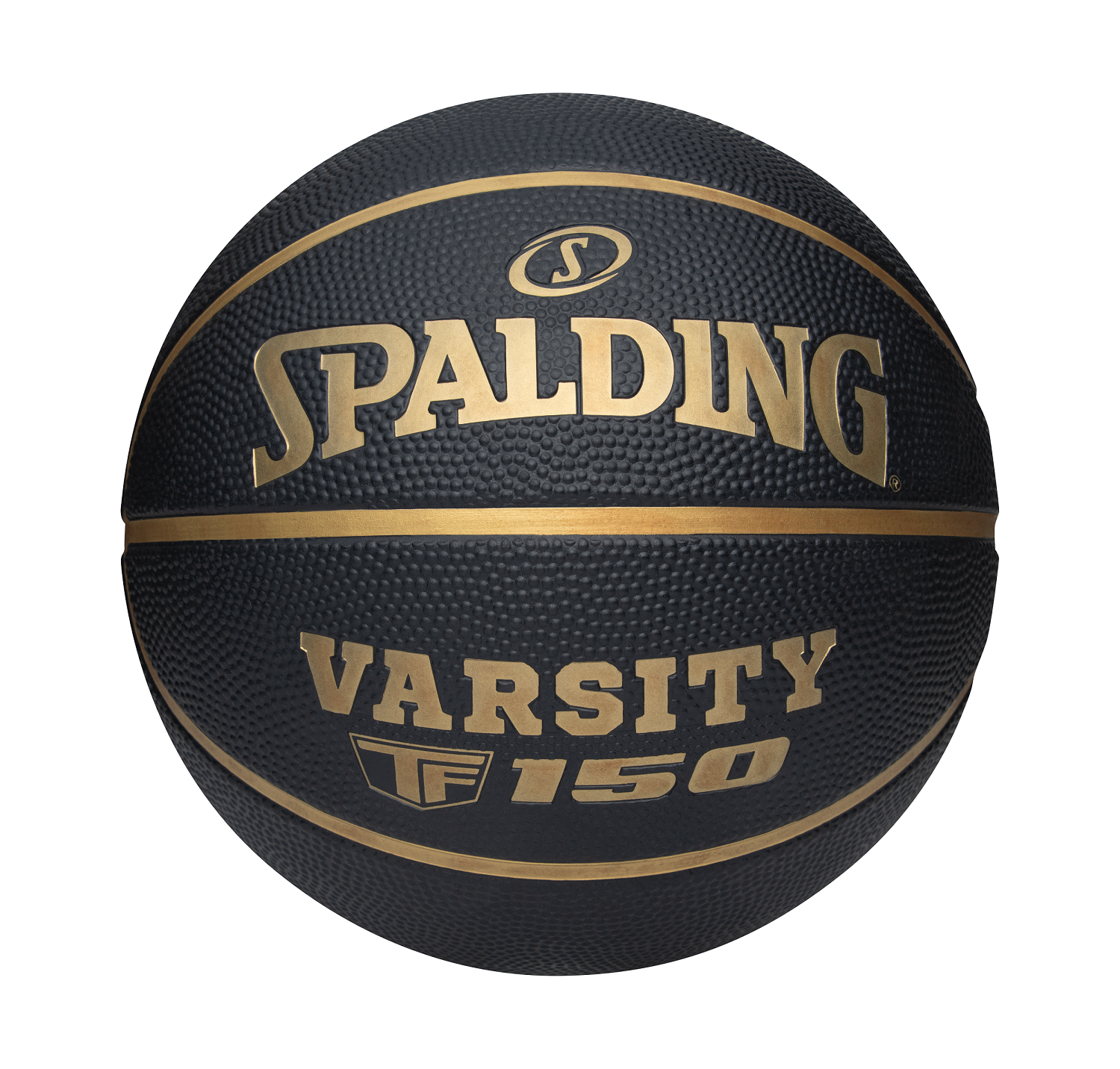 【斯伯丁SPALDING】VARSITY TF150 橡膠籃球(黑/金)#7