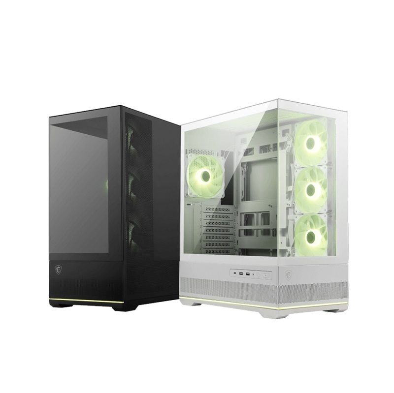 米特3C數位–MSI 微星 MAG PANO 110R PZ 機殼 黑色/白色