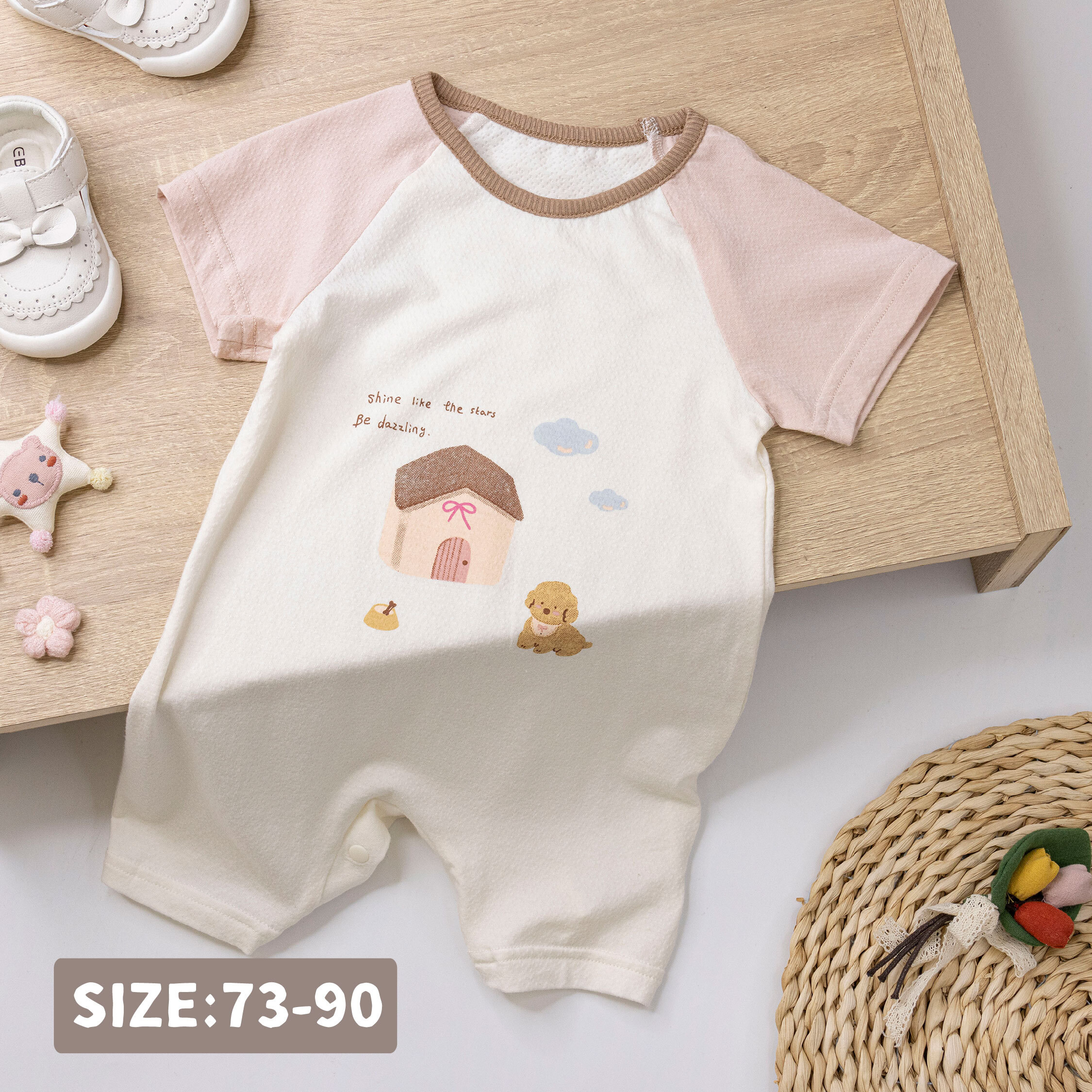 【JG0512】狗狗的精緻小屋舒適親膚連身衣